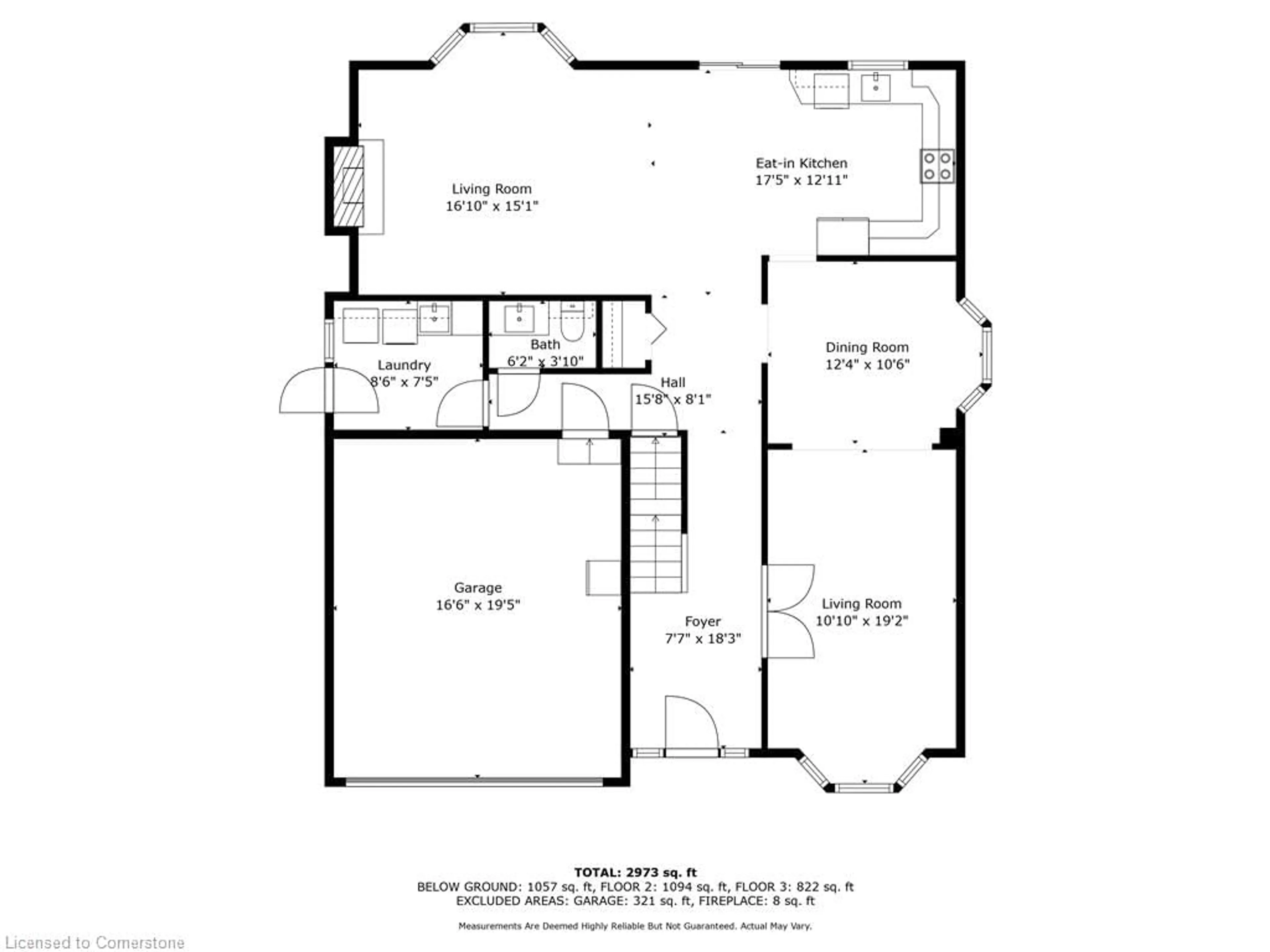 Floor plan for 89 Twin Cres, Hamilton Ontario L8W 2R9