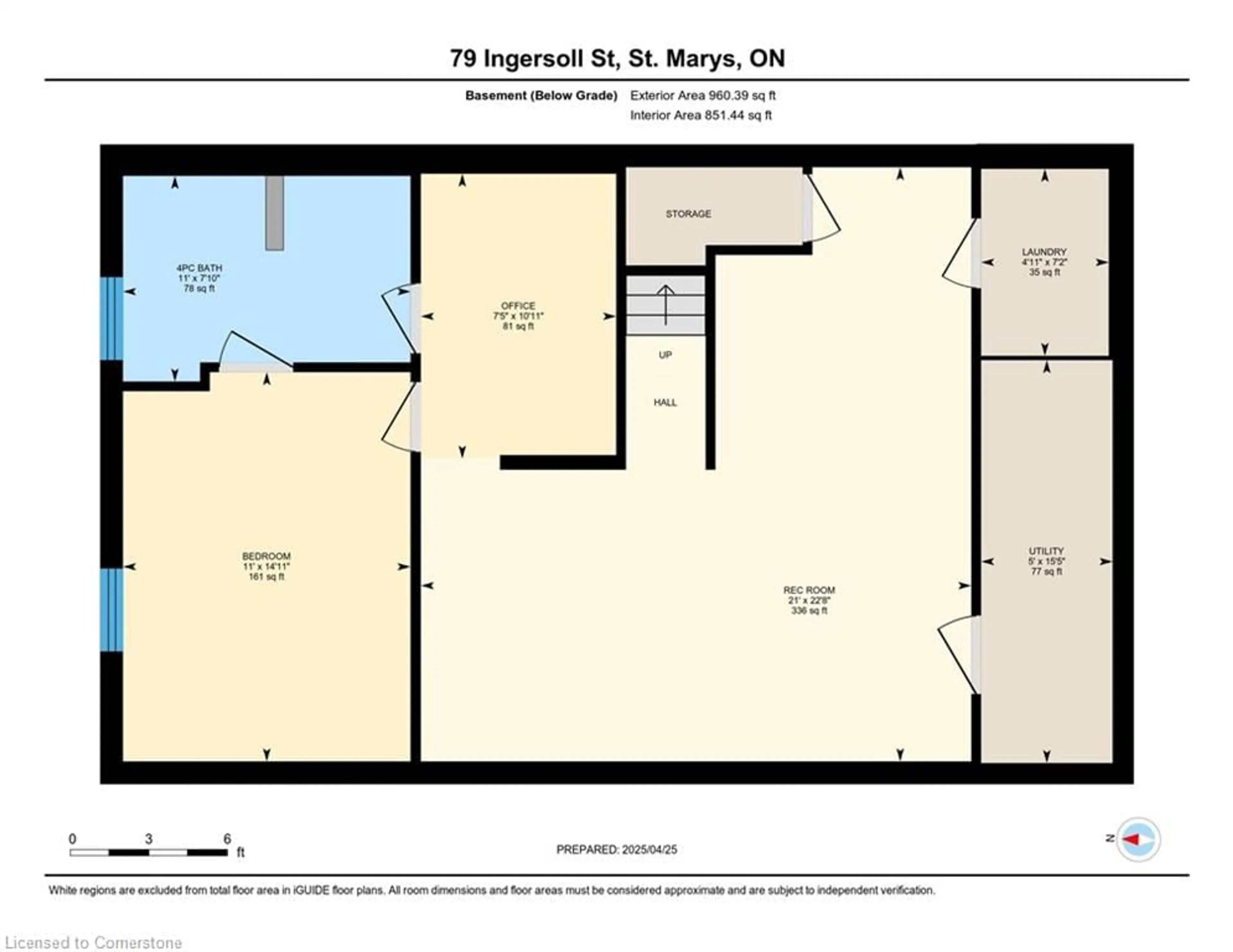 Floor plan for 79 Ingersoll St, St. Marys Ontario N4X 1A2