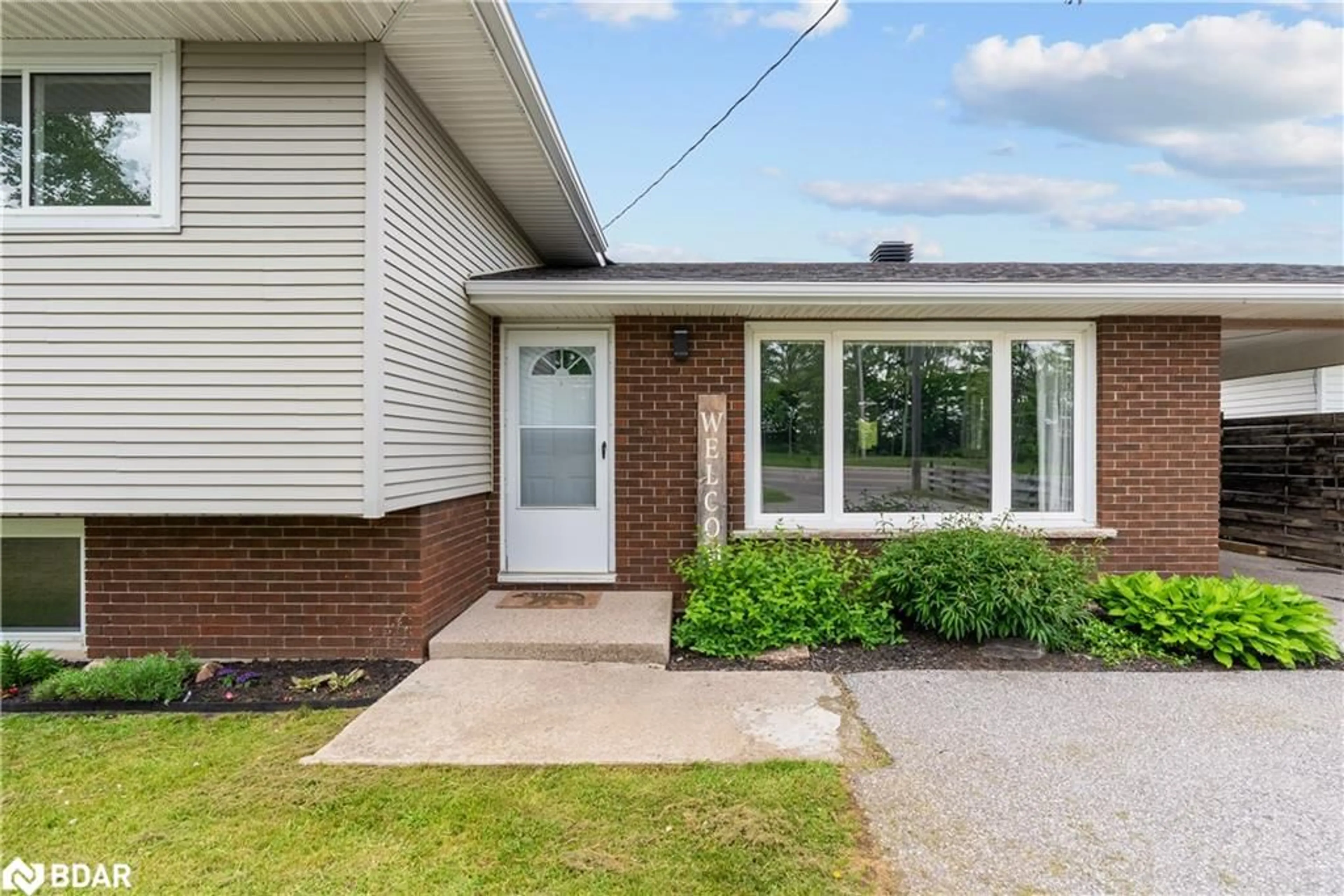 Home with brick exterior material, street for 9881 12 Hwy, Warminster Ontario L0K 2G0