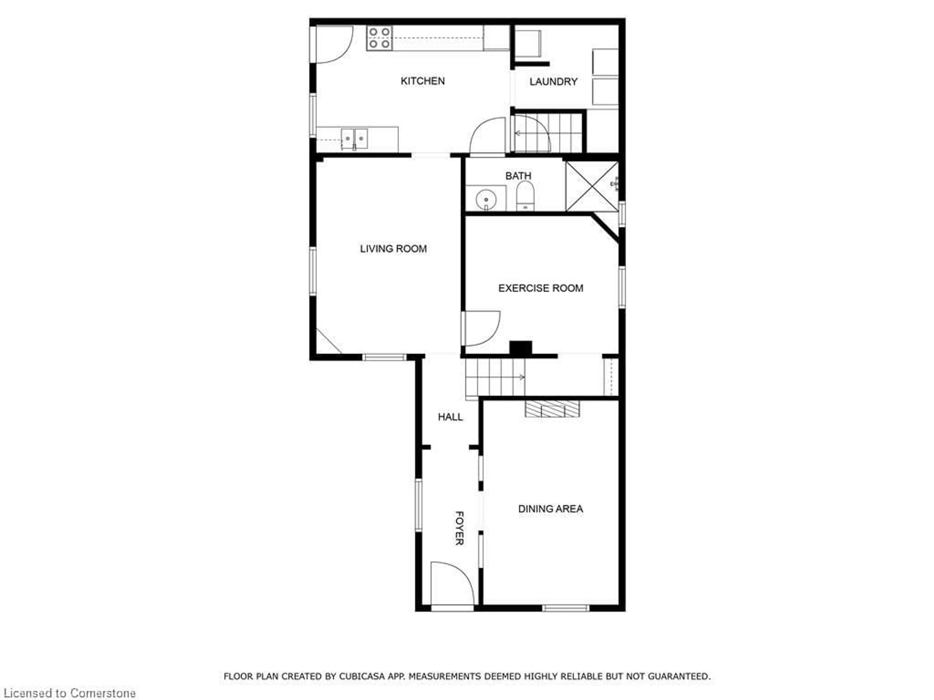 Floor plan for 116 Wellington St, Cambridge Ontario N1R 3Y9