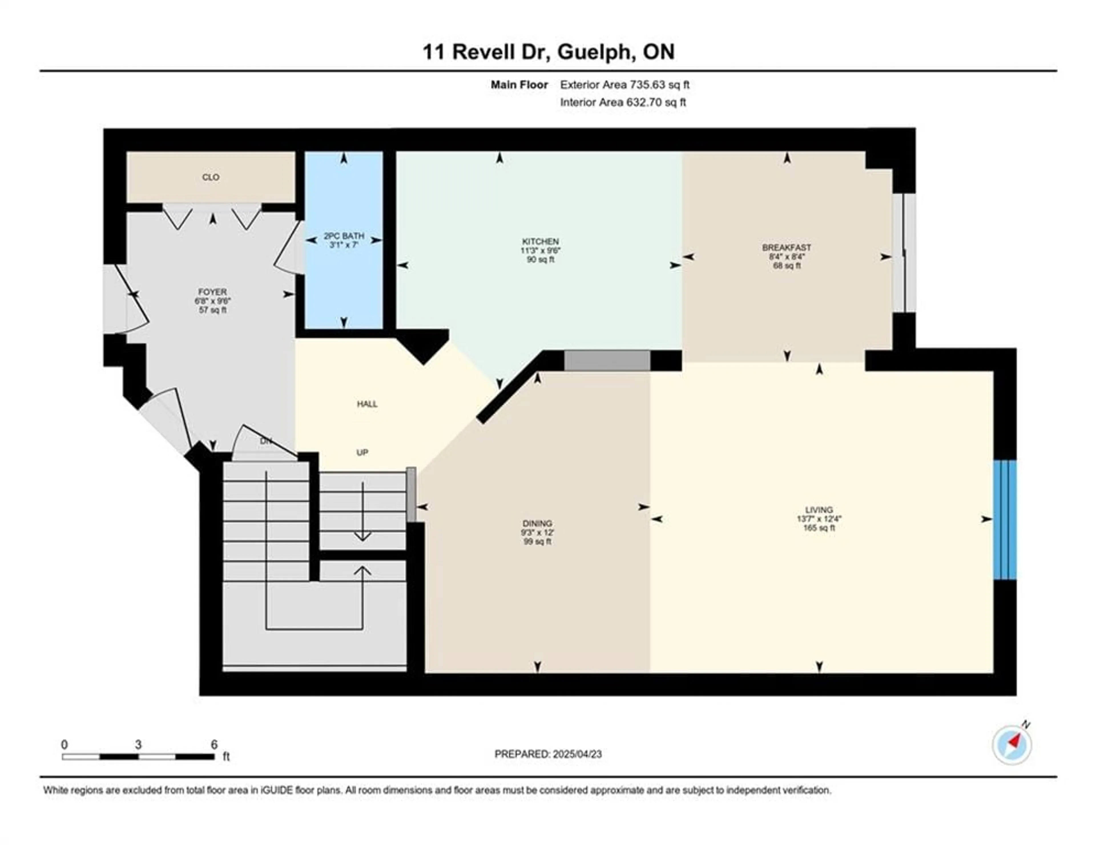 Floor plan for 11 Revell Dr, Guelph Ontario N1G 0B2
