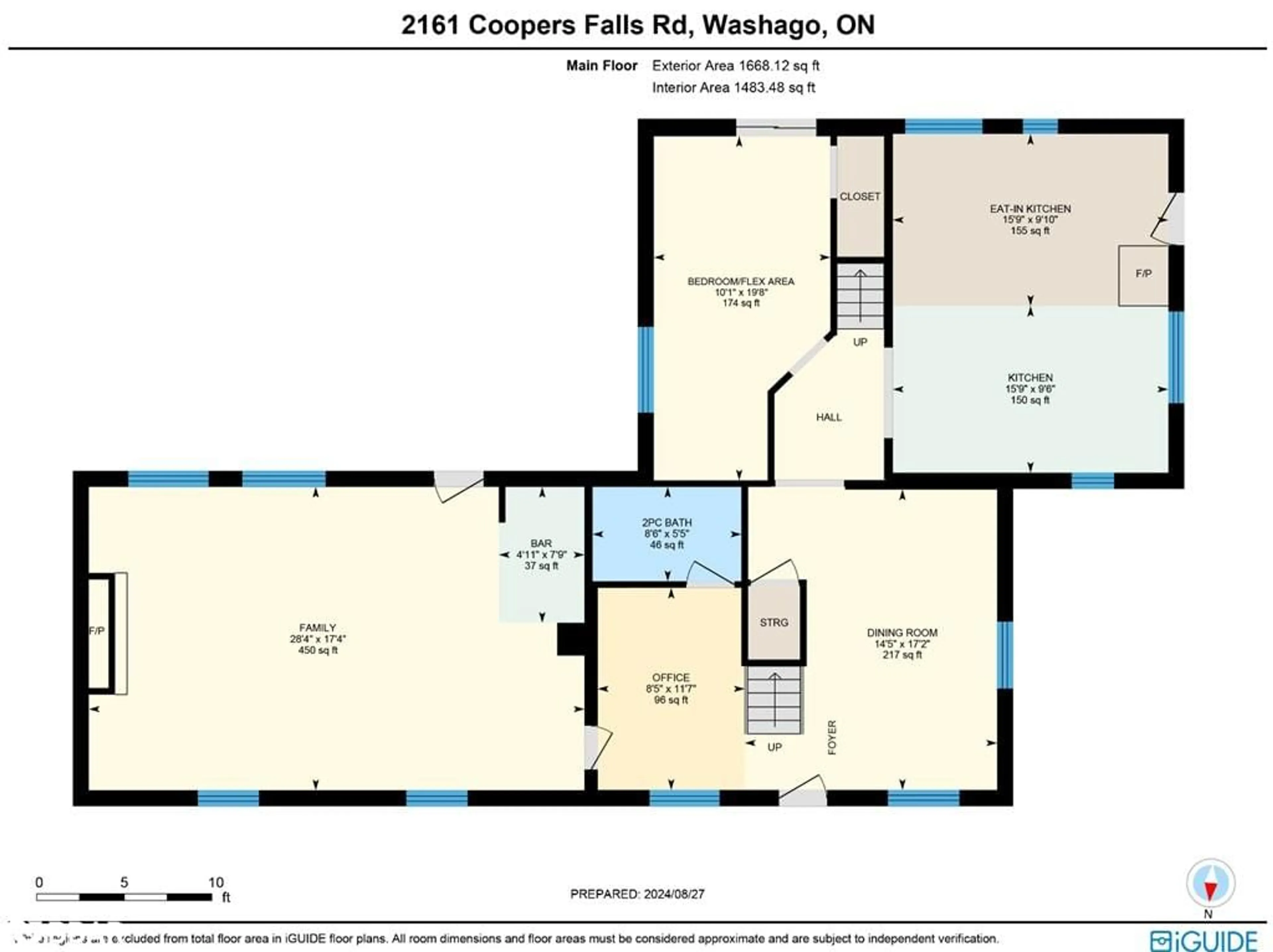 Floor plan for 2161 Coopers Falls Rd, Washago Ontario L0K 2B0