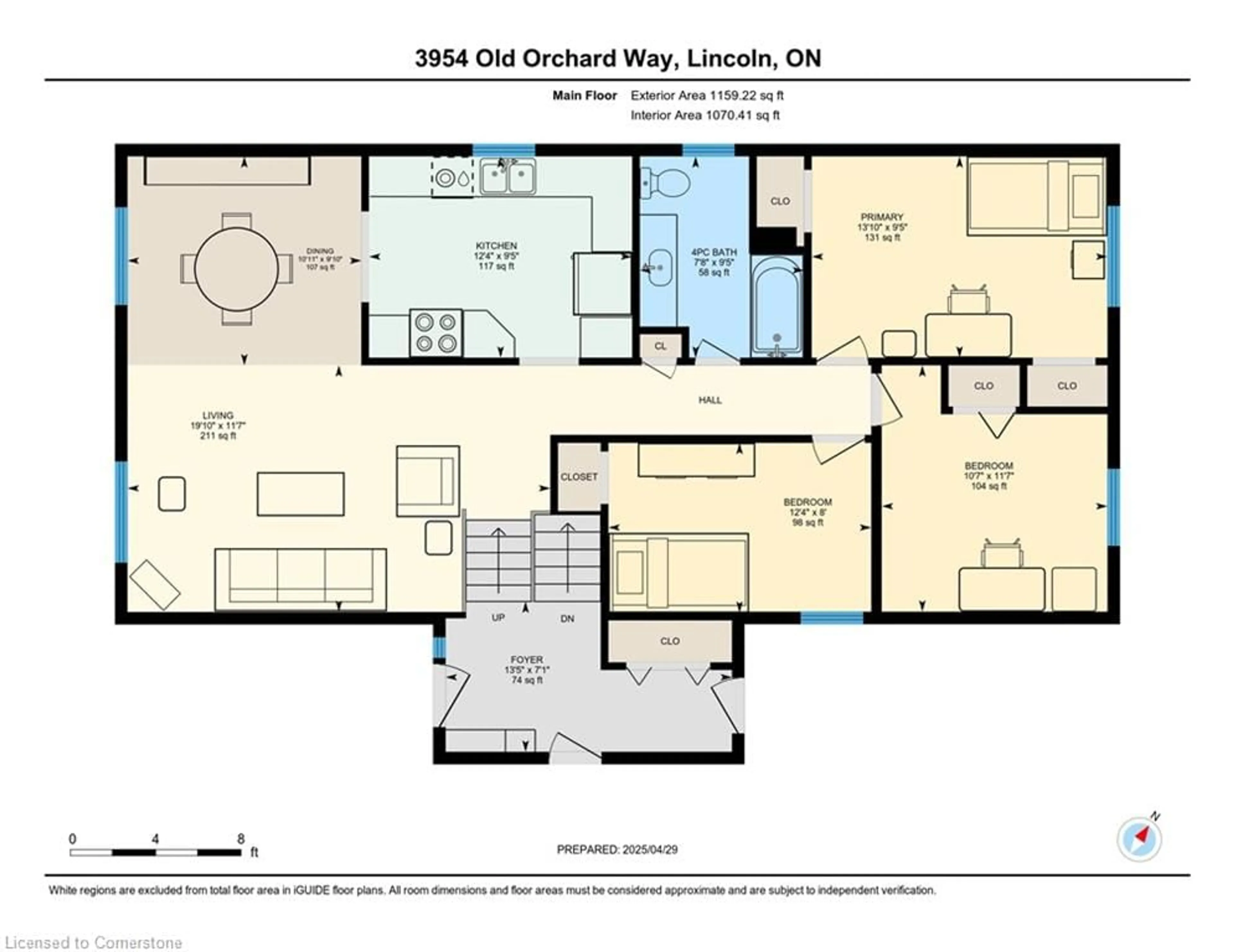 Floor plan for 3954 Old Orchard Way, Vineland Ontario L0R 2C0