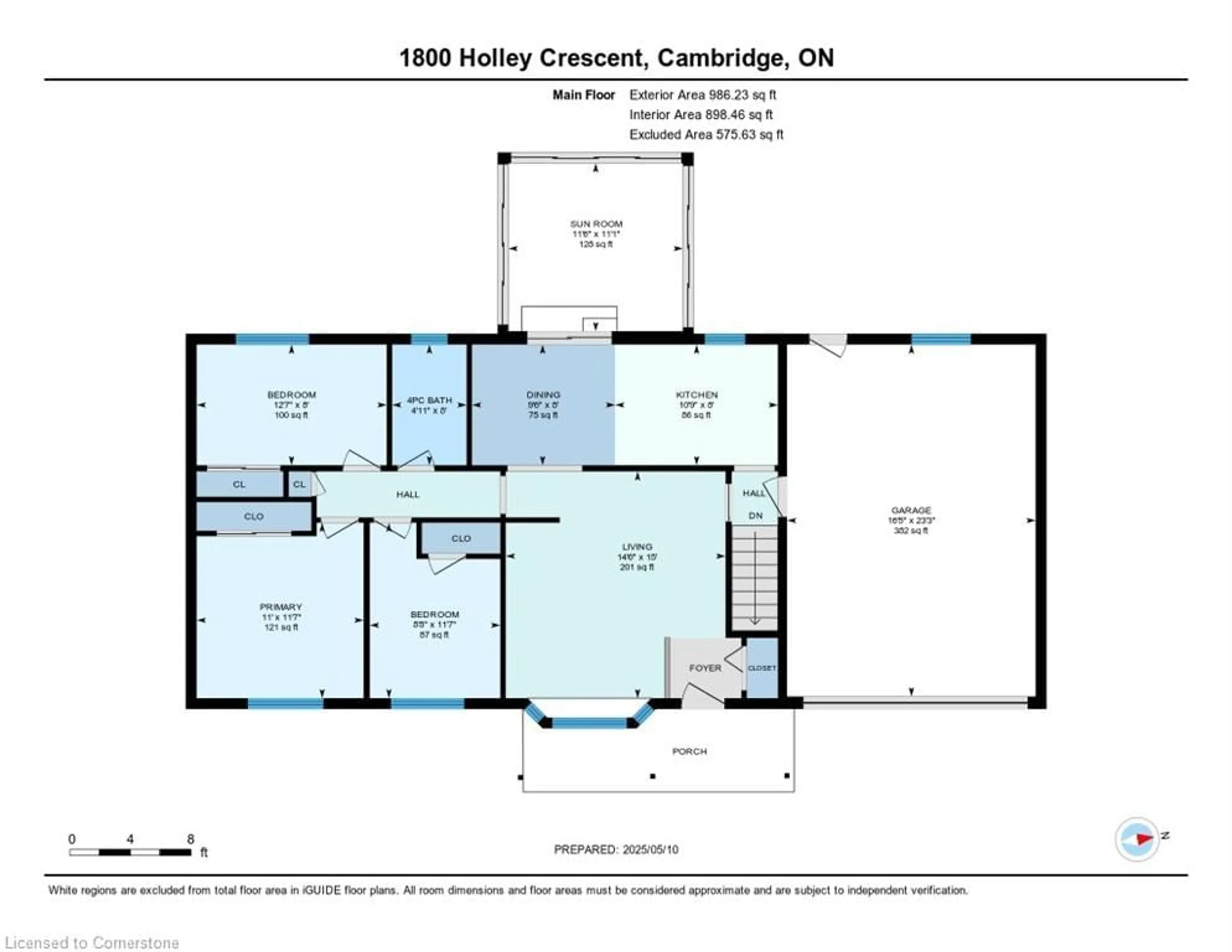 Floor plan for 1800 Holley Cres, Cambridge Ontario N3H 2S5