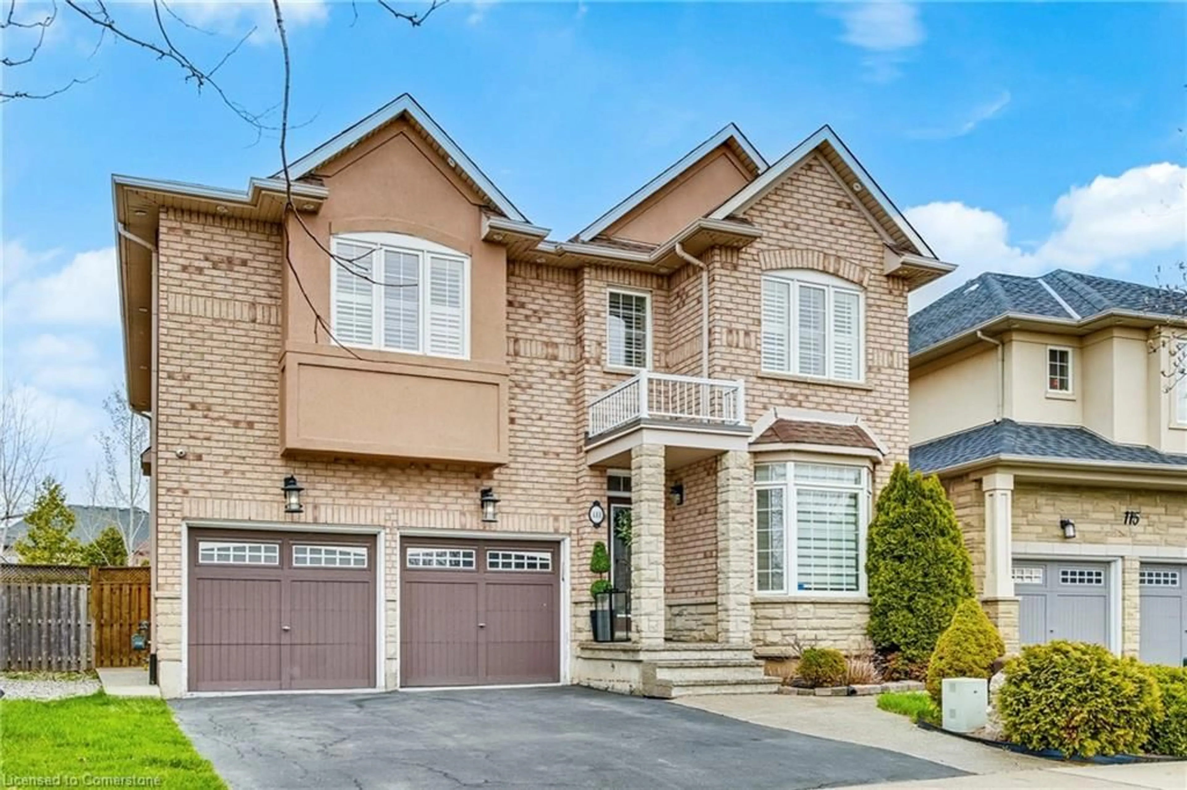 Home with brick exterior material, street for 111 Galileo Dr, Stoney Creek Ontario L8E 0B5