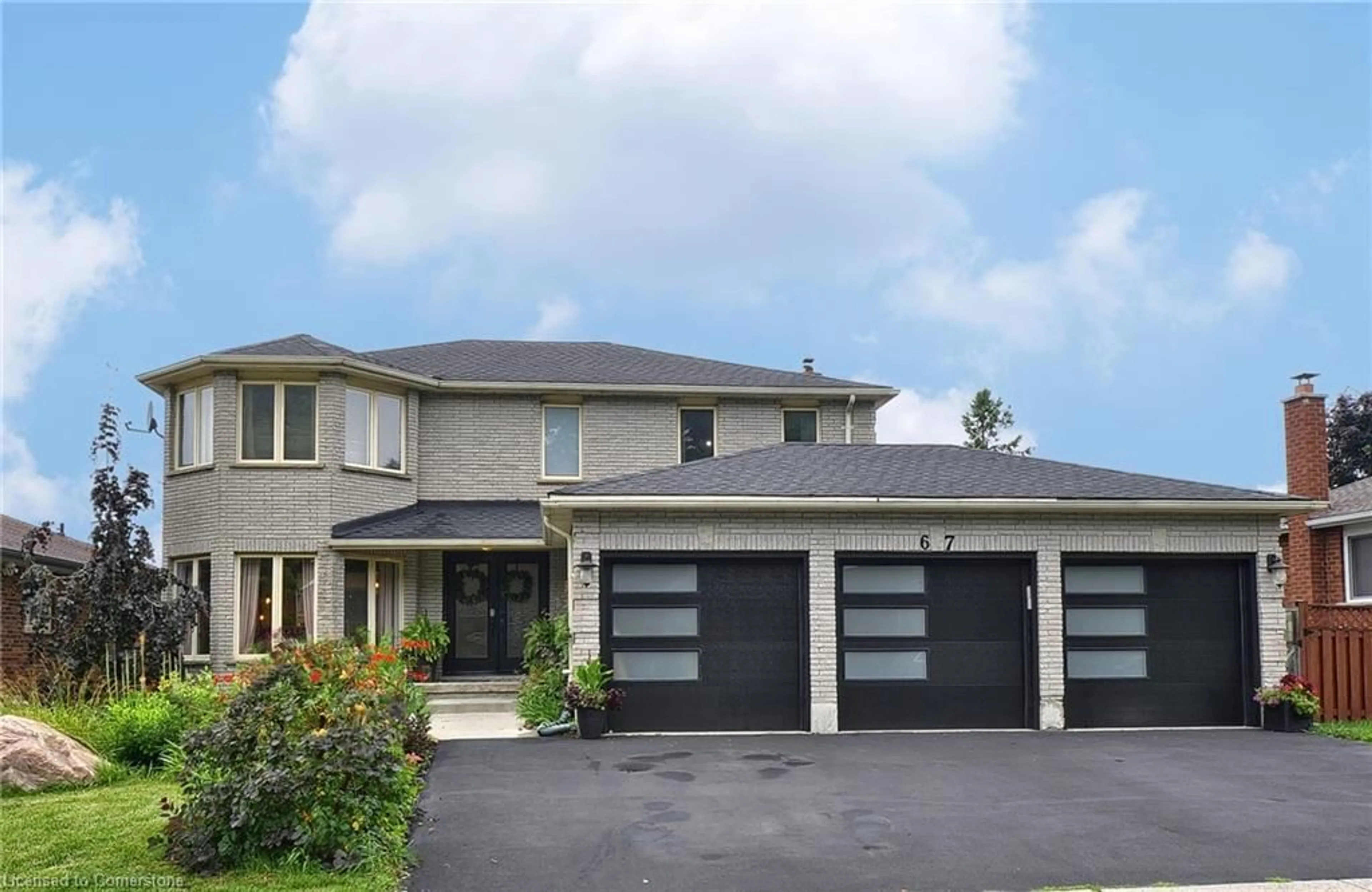 Home with vinyl exterior material, street for 67 Copperfield Dr, Cambridge Ontario N1R 8A4