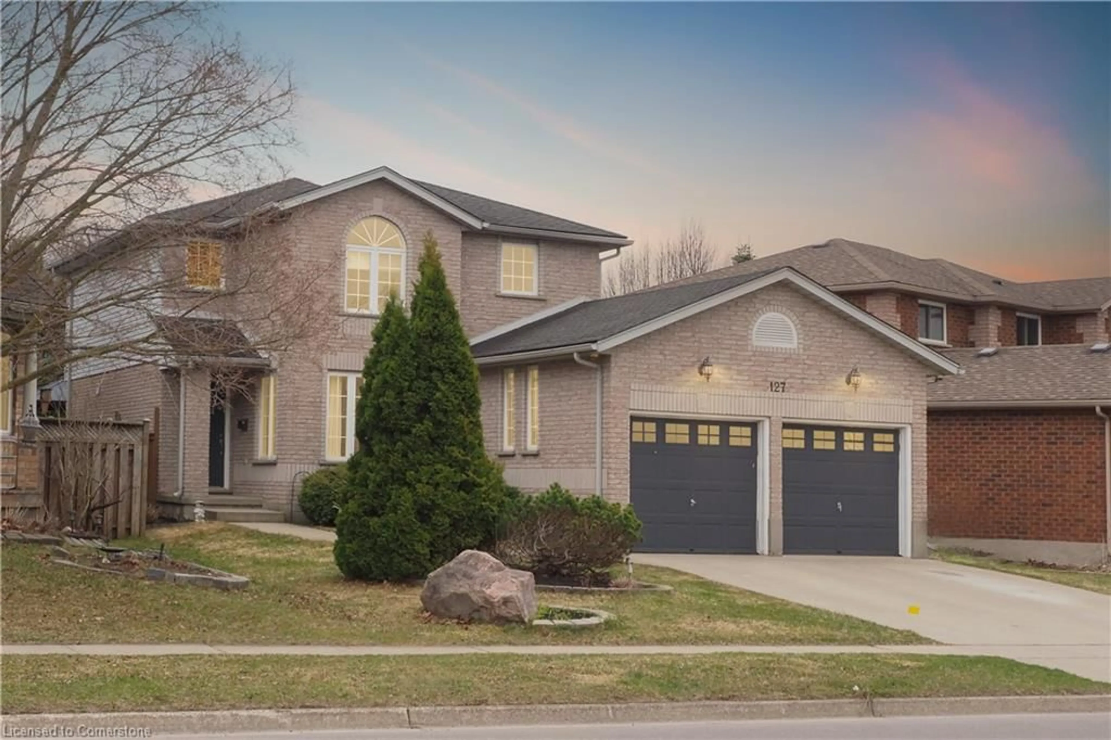 Home with brick exterior material, street for 127 Melran Dr, Cambridge Ontario N3C 4C6