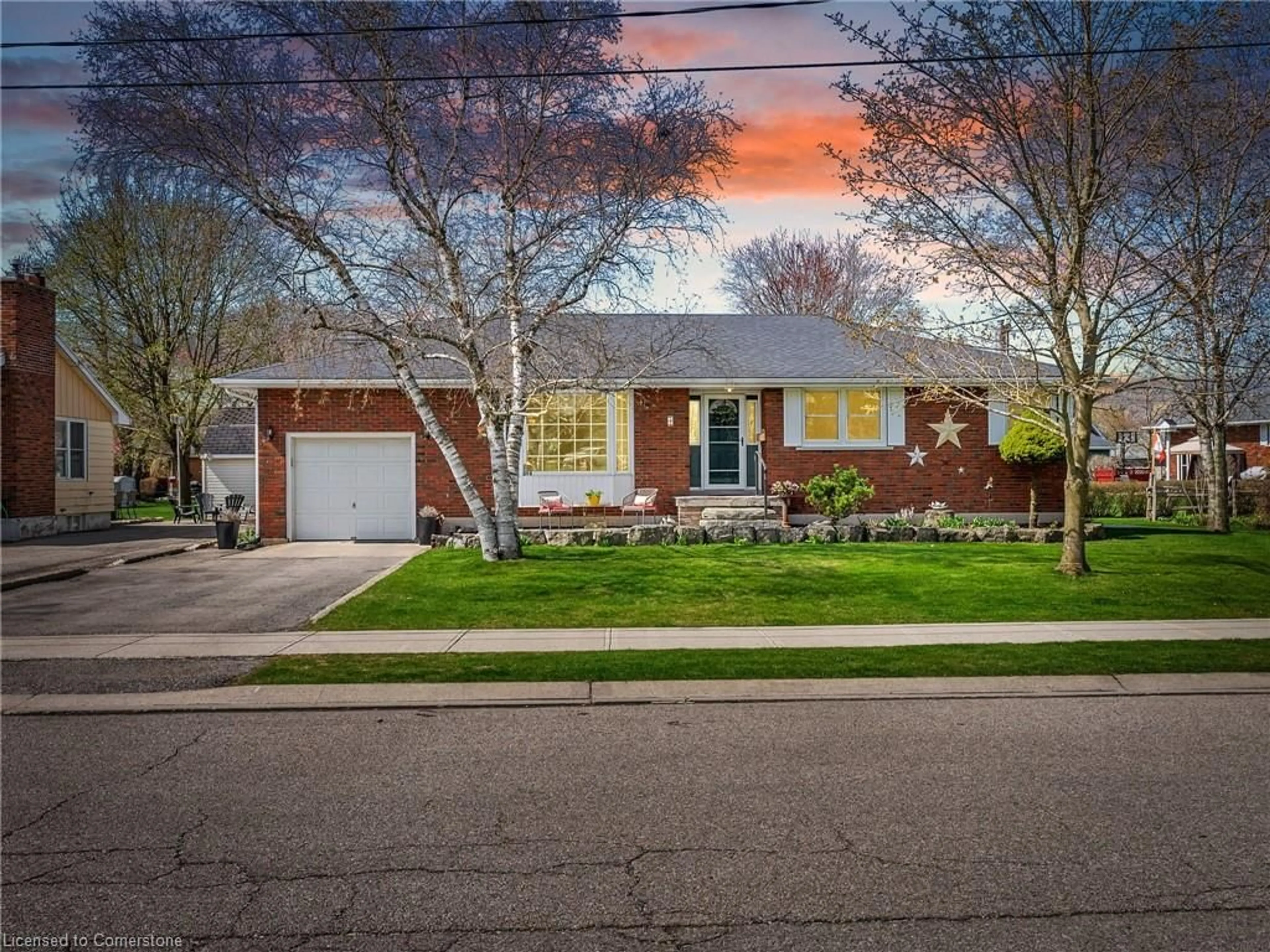 Home with brick exterior material, street for 4 Laidlaw St, Hagersville Ontario N0A 1H0