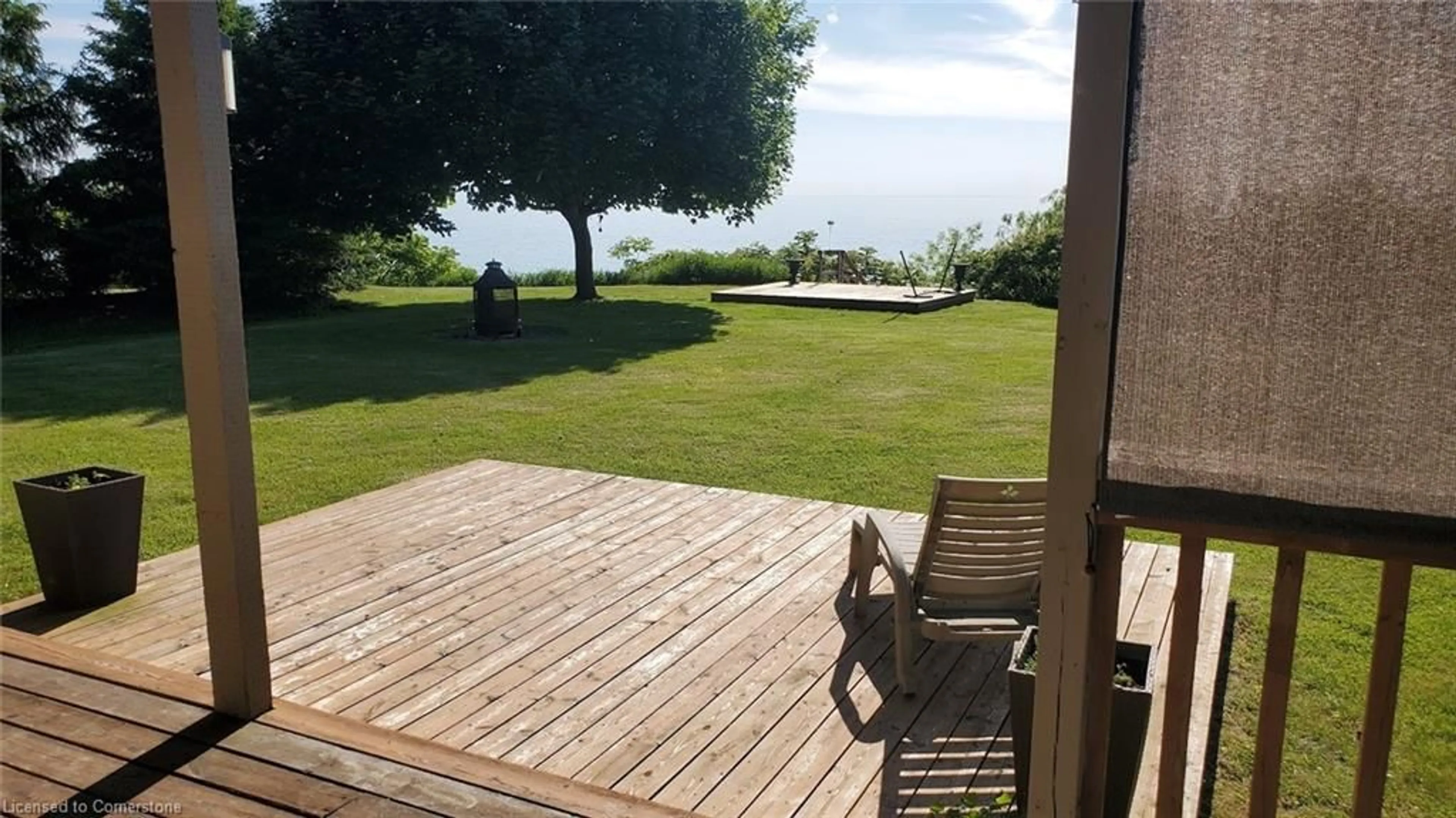 Patio, water/lake/river/ocean view for 72147 Lake Shore Dr, Dashwood Ontario N0M 1N0