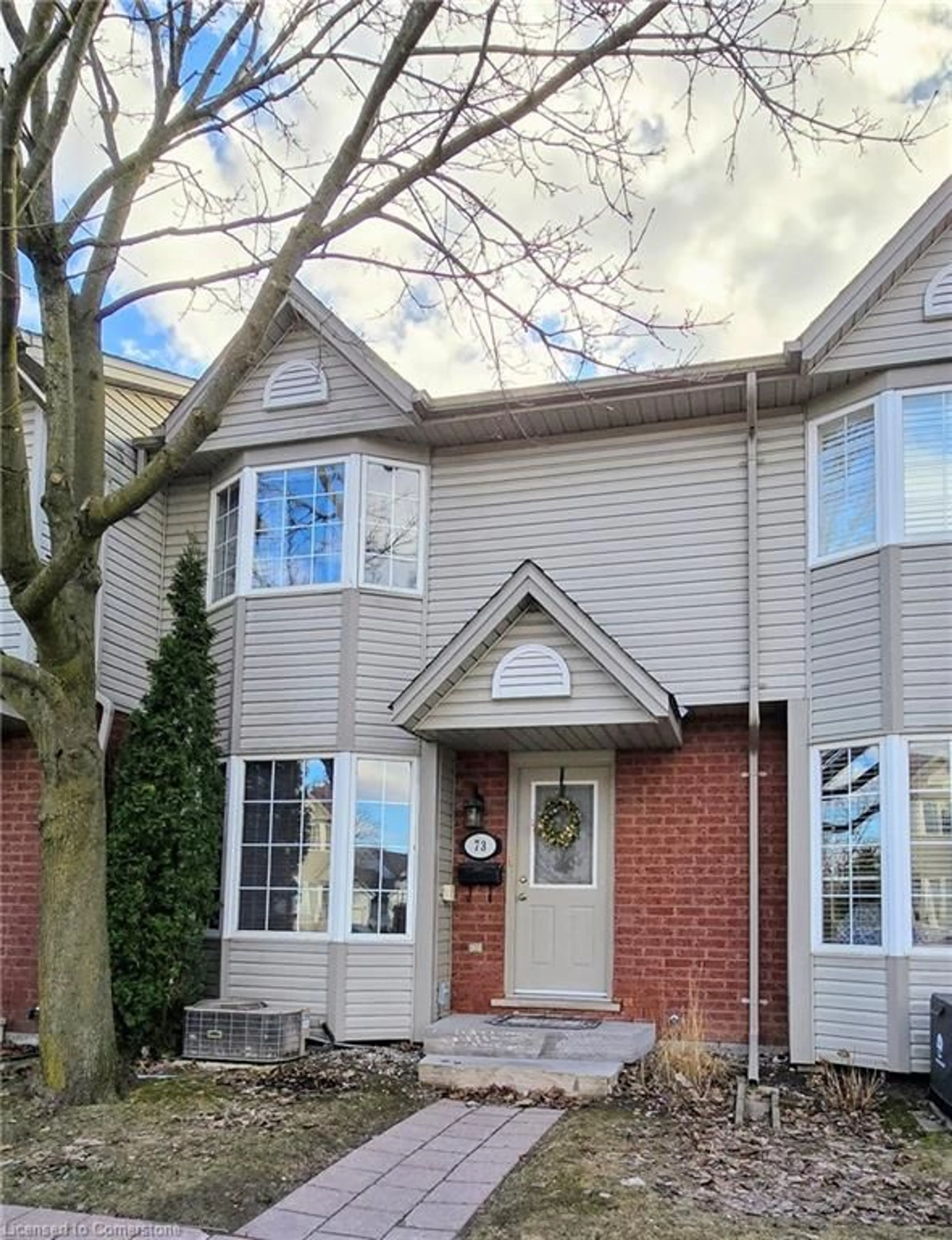 Home with brick exterior material, street for 235 Saginaw Pky #73, Cambridge Ontario N1T 1X4