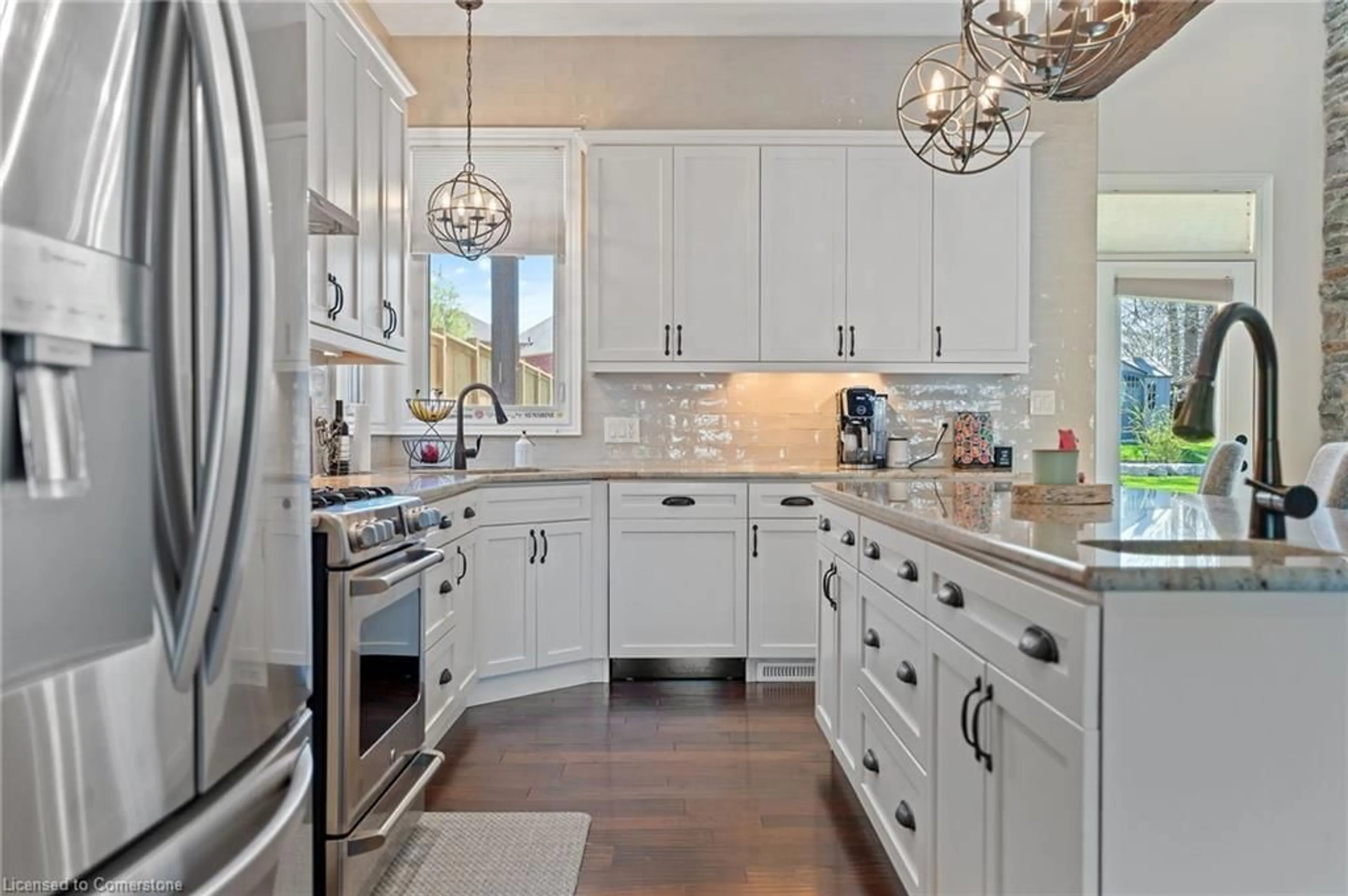 Open concept kitchen, ceramic/tile floor for 4844 Lyons Pky, Niagara Falls Ontario L2G 0A4