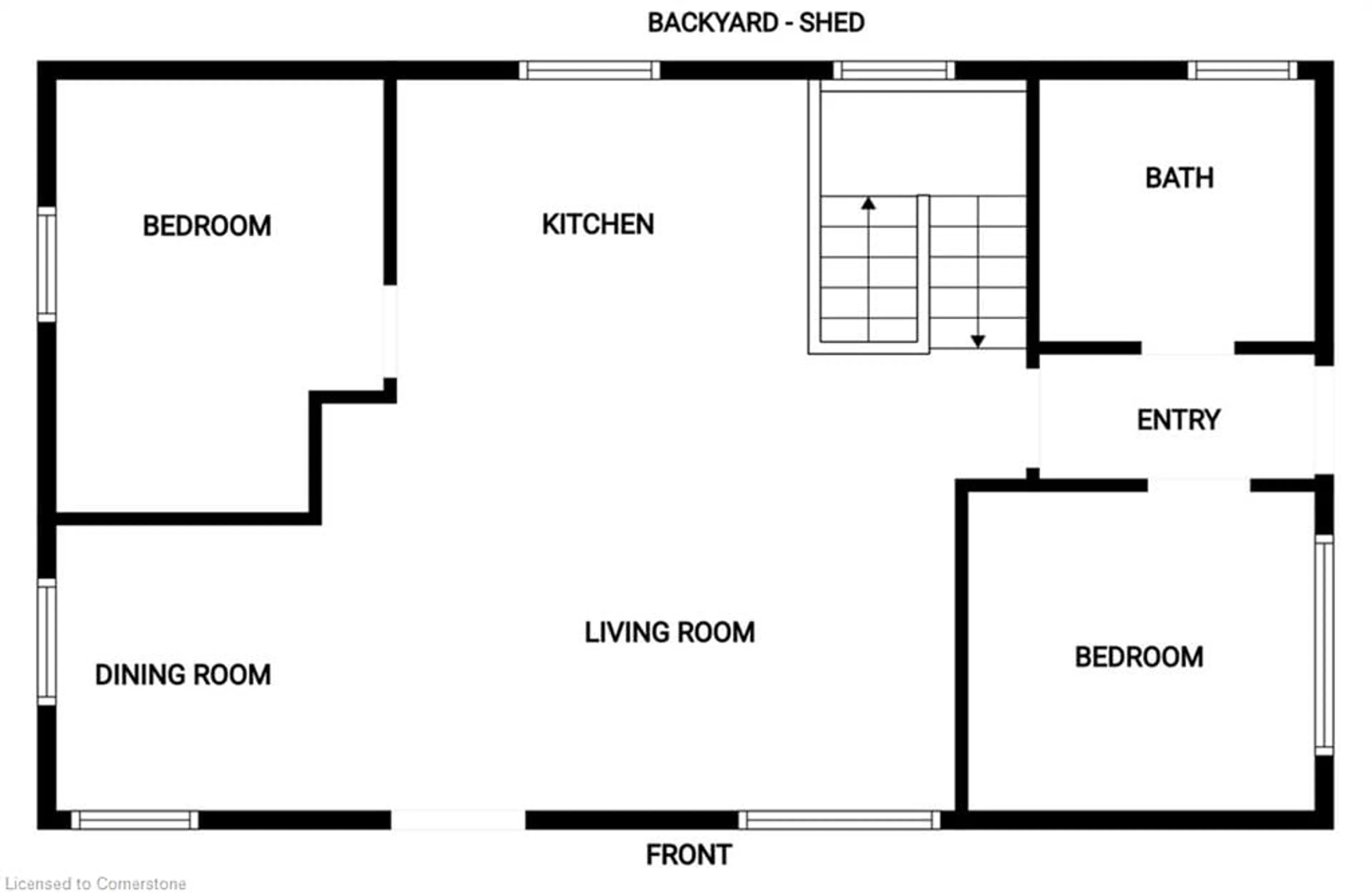 Floor plan for 442 East St, Delhi Ontario N4B 1L8
