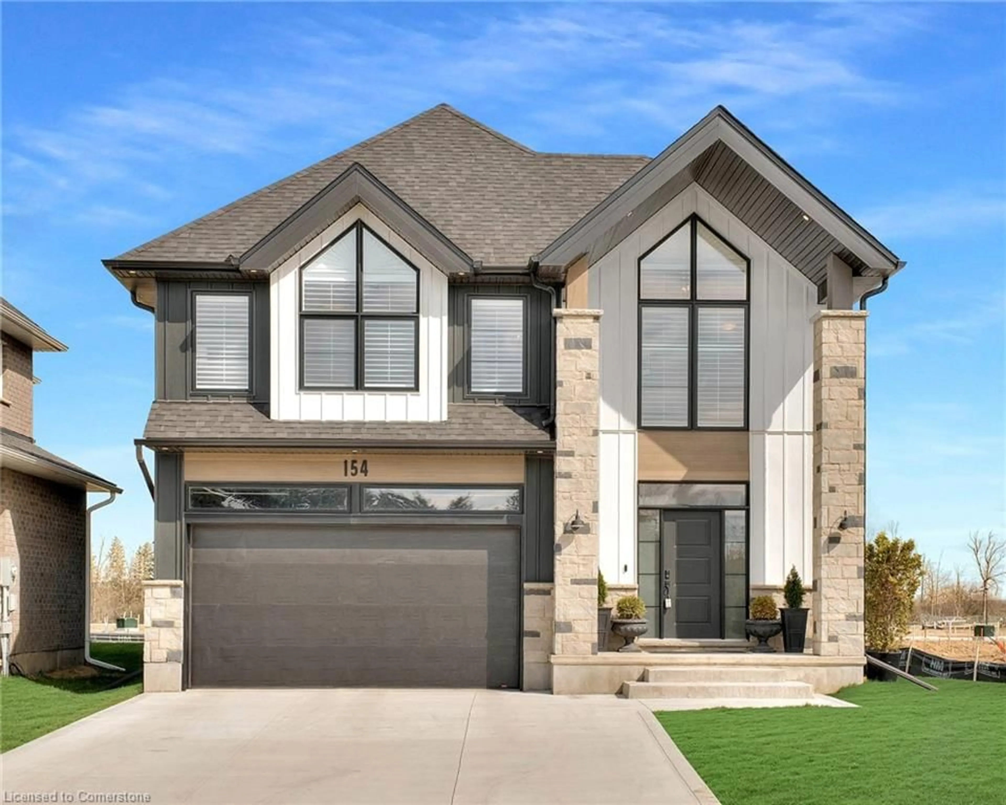 Home with brick exterior material, street for 154 Dempsey Dr, Stratford Ontario N5A 0K5