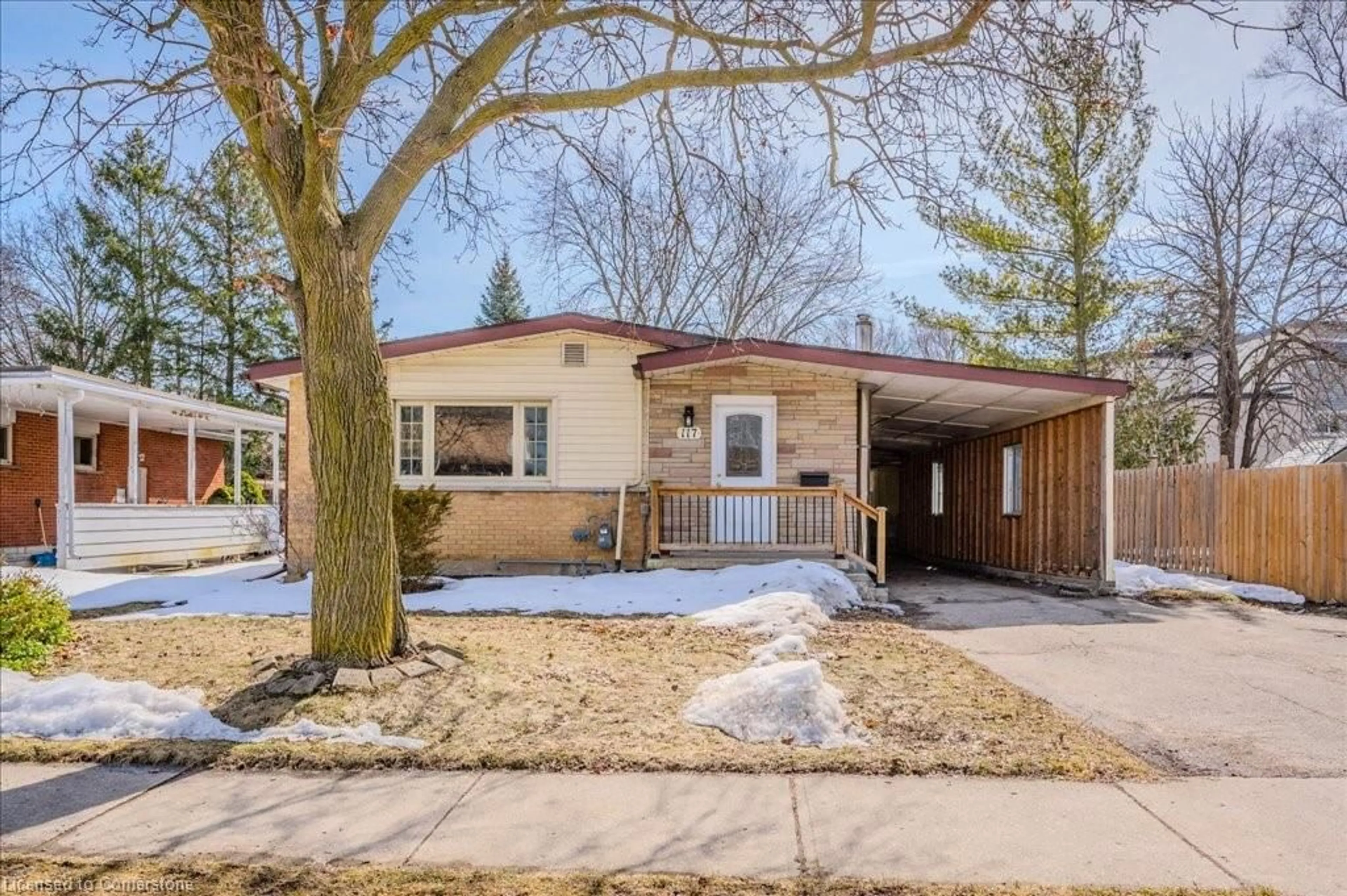 Home with brick exterior material, street for 117 Marshall St, Waterloo Ontario N2J 2T6