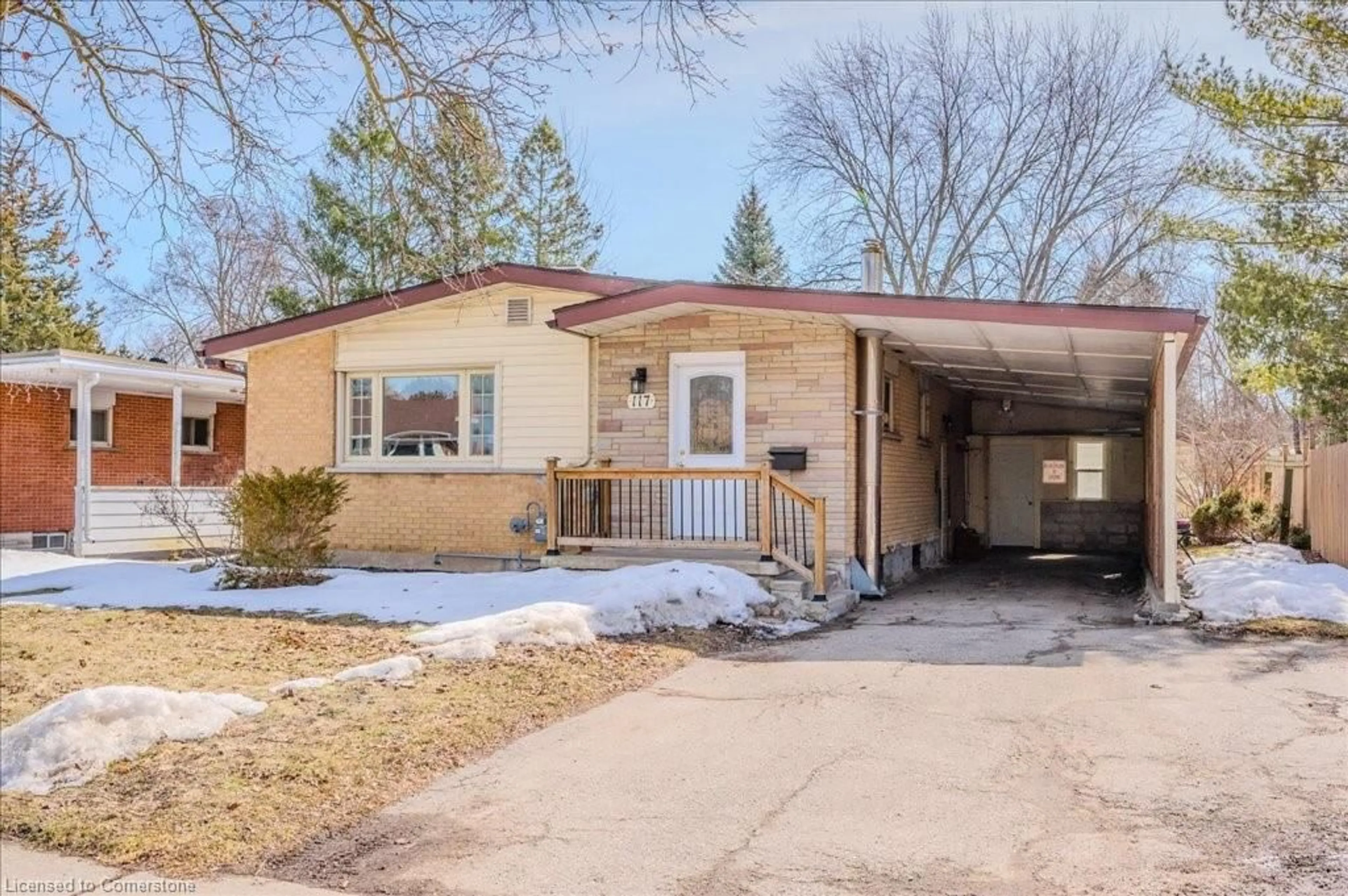 Home with brick exterior material, street for 117 Marshall St, Waterloo Ontario N2J 2T6