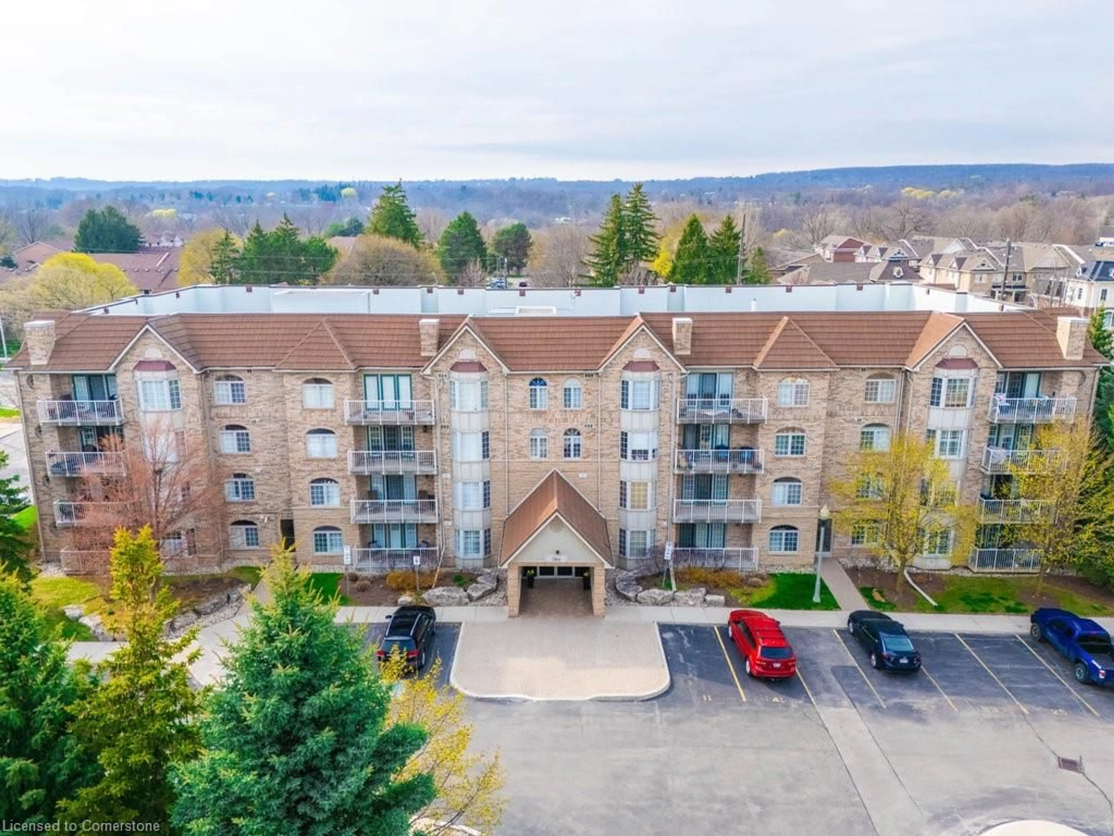 A pic from outside/outdoor area/front of a property/back of a property/a pic from drone, unknown for 216E Plains Rd #109, Burlington Ontario L7T 4L1
