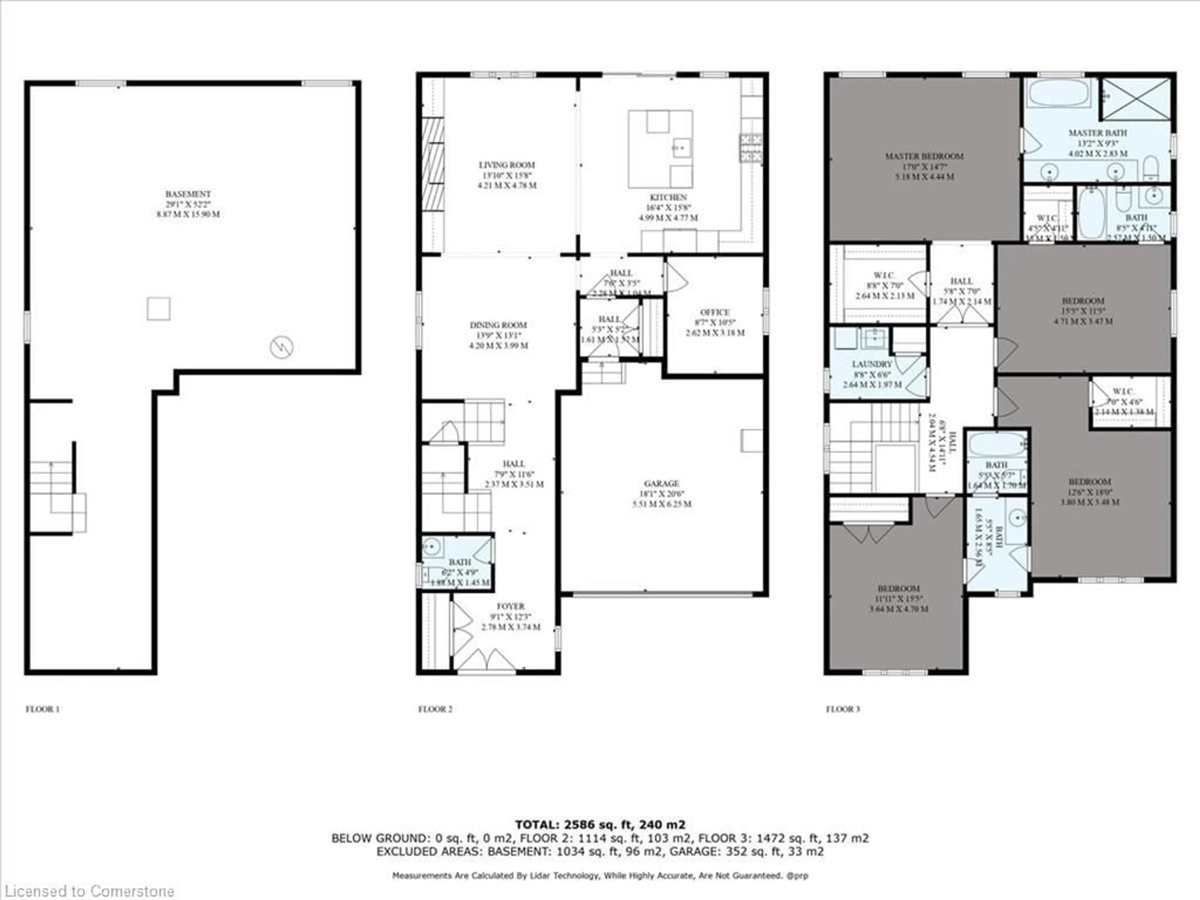 Floor plan for 26 Gourlay Farm Lane, Ayr Ontario N0B 1E0