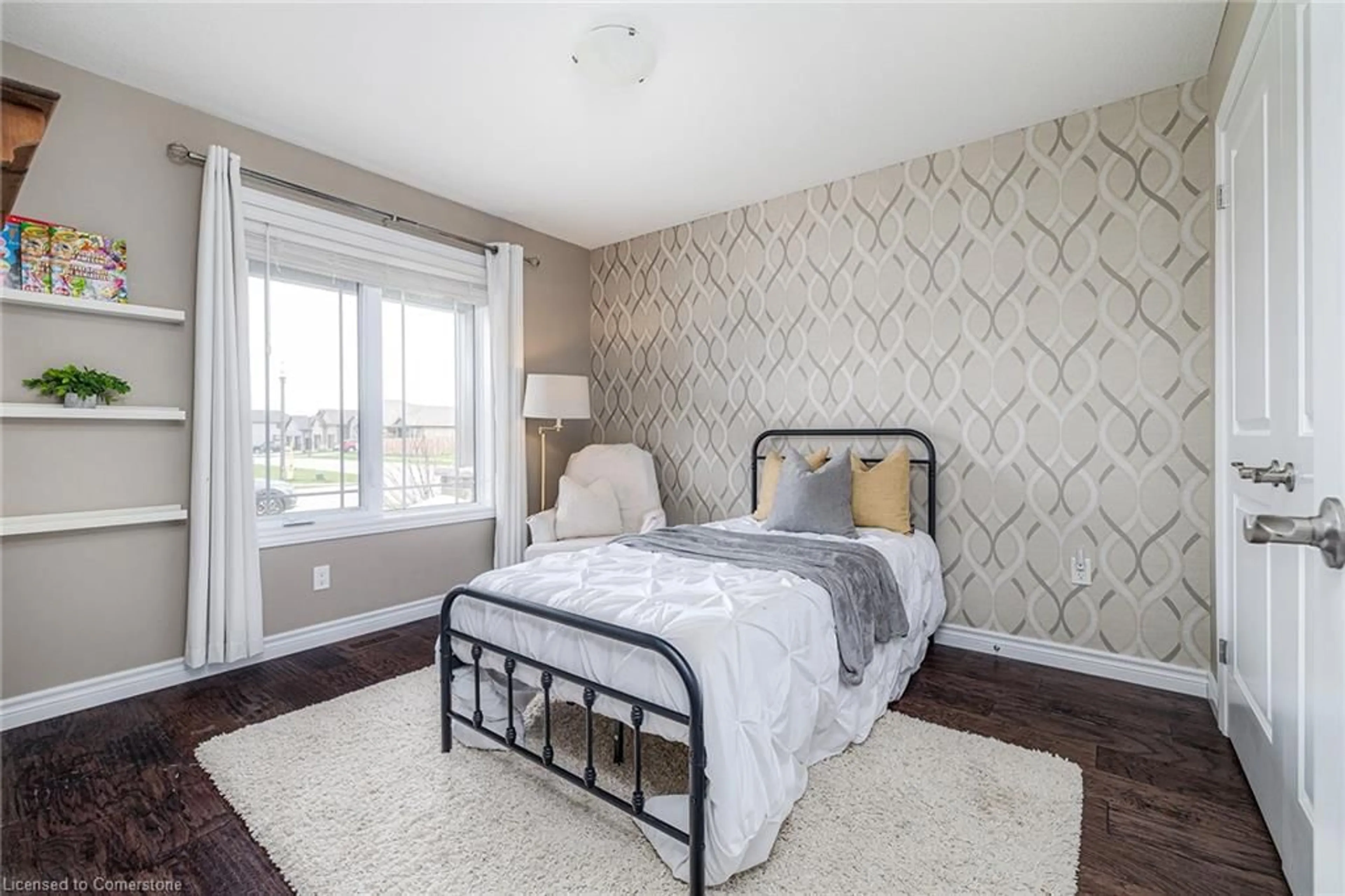 Bedroom with bed, unknown for 300 Krotz St, Listowel Ontario N4W 0B4
