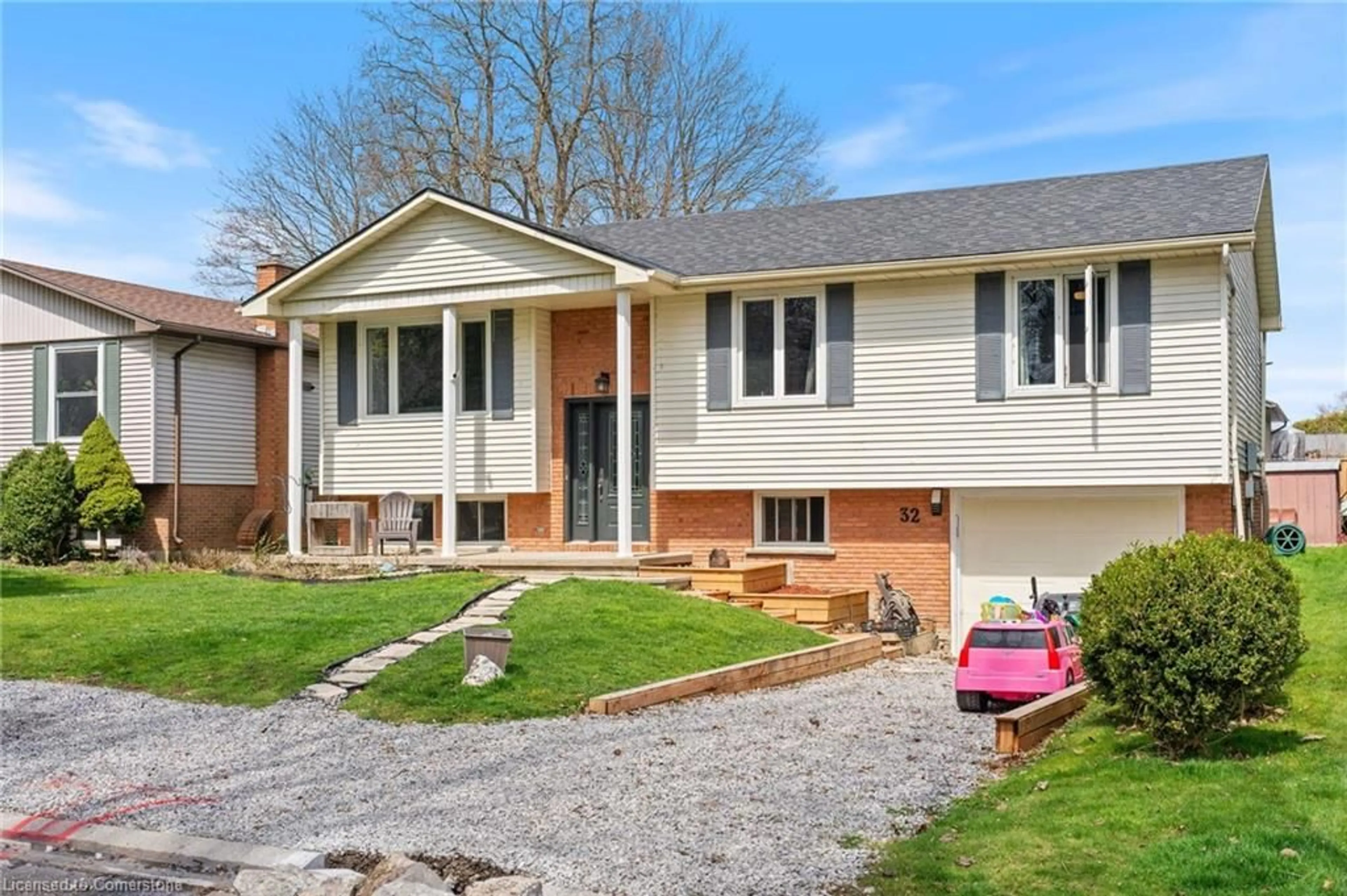 Home with brick exterior material, street for 32 Dixon Dr, Port Dover Ontario N0A 1N4