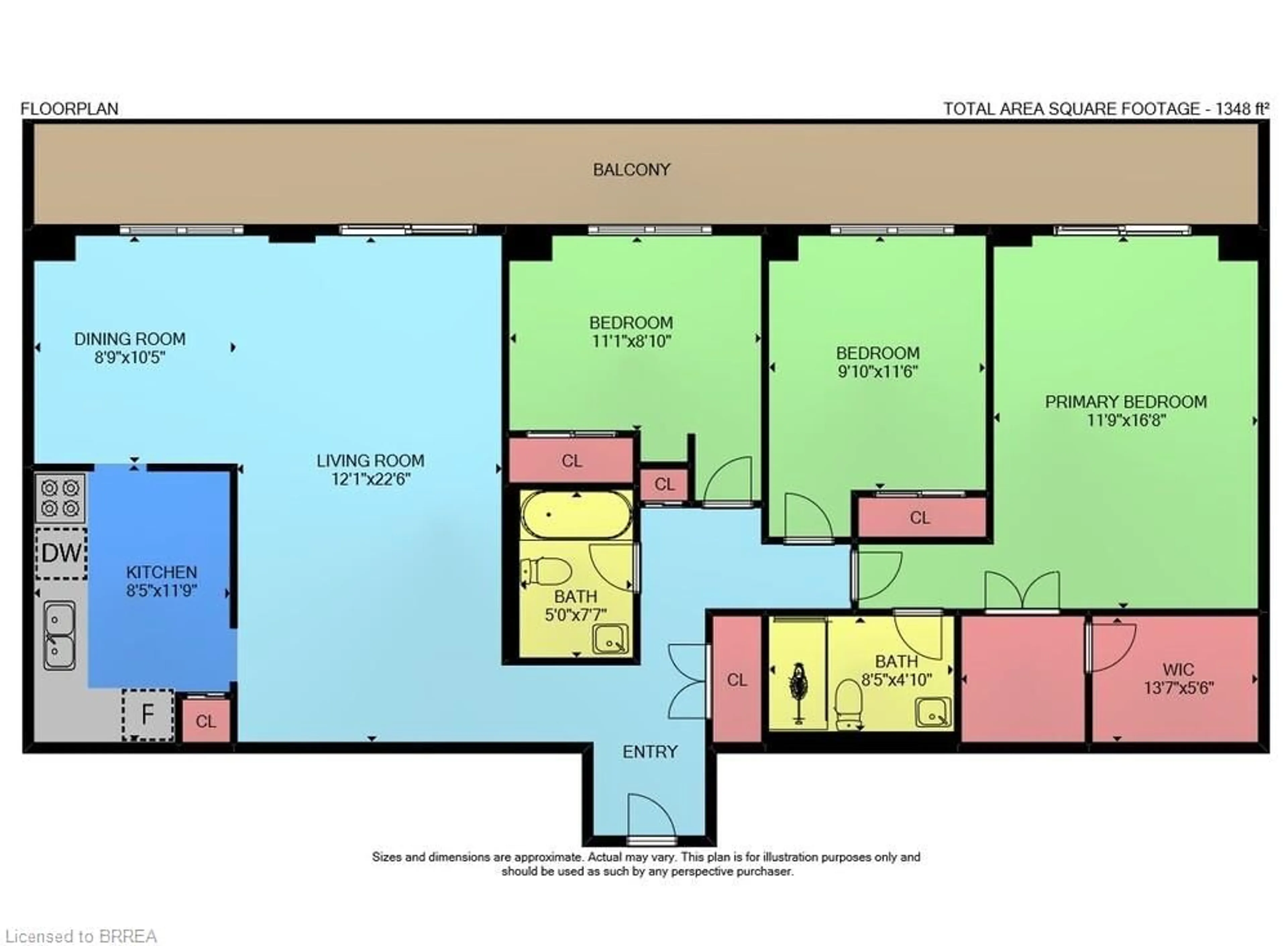 Floor plan for 640 West St #300, Brantford Ontario N3R 6M3