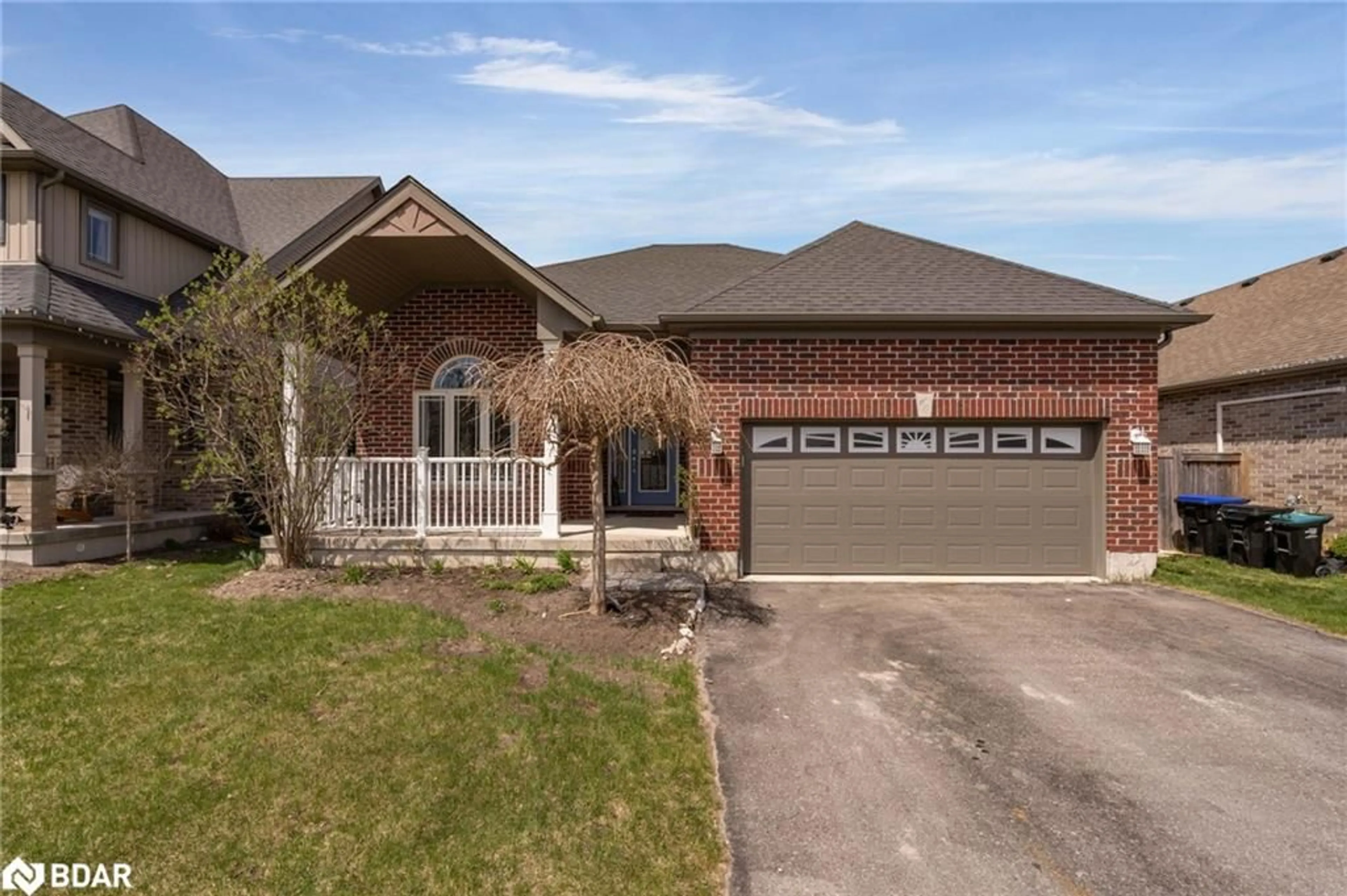 Home with brick exterior material, street for 60 Brownley Lane Lane, Angus Ontario L3W 0P9