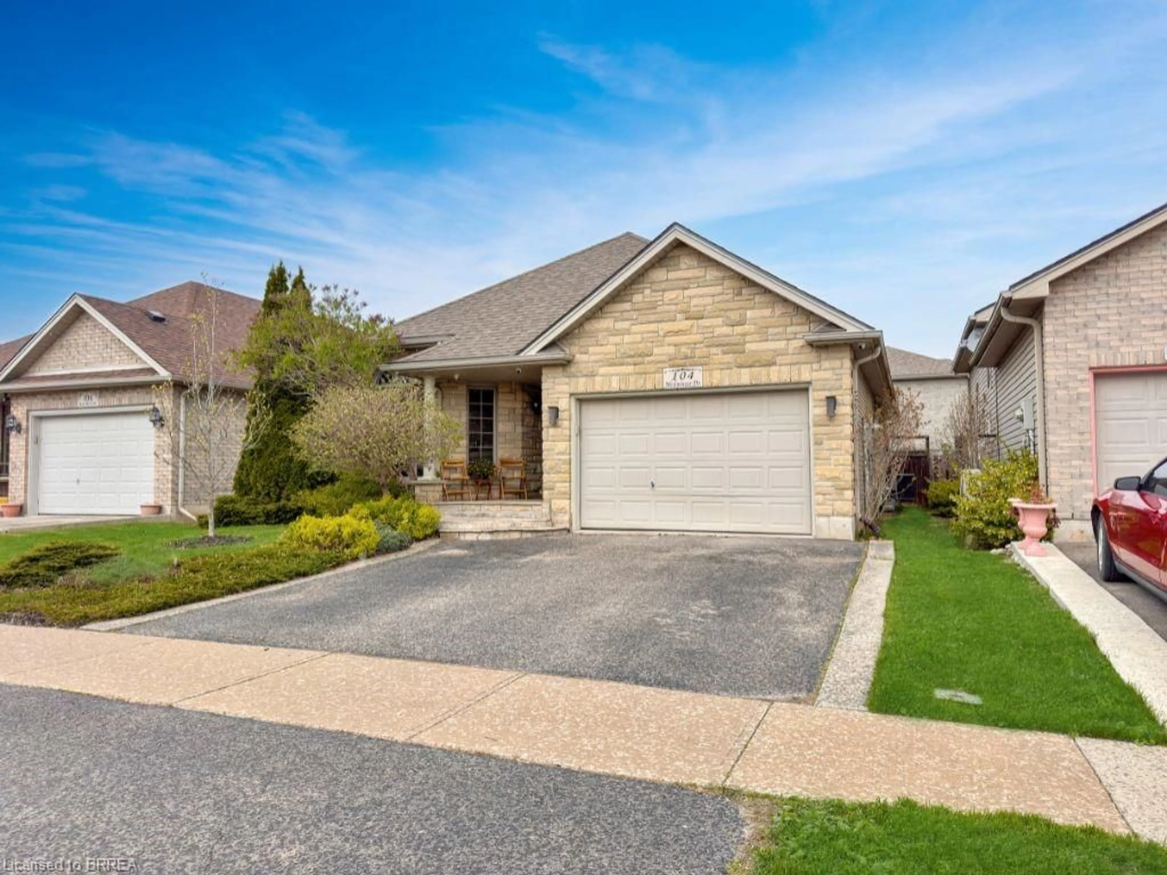 Home with brick exterior material, street for 104 Mcguiness Dr, Brantford Ontario N3T 6R7