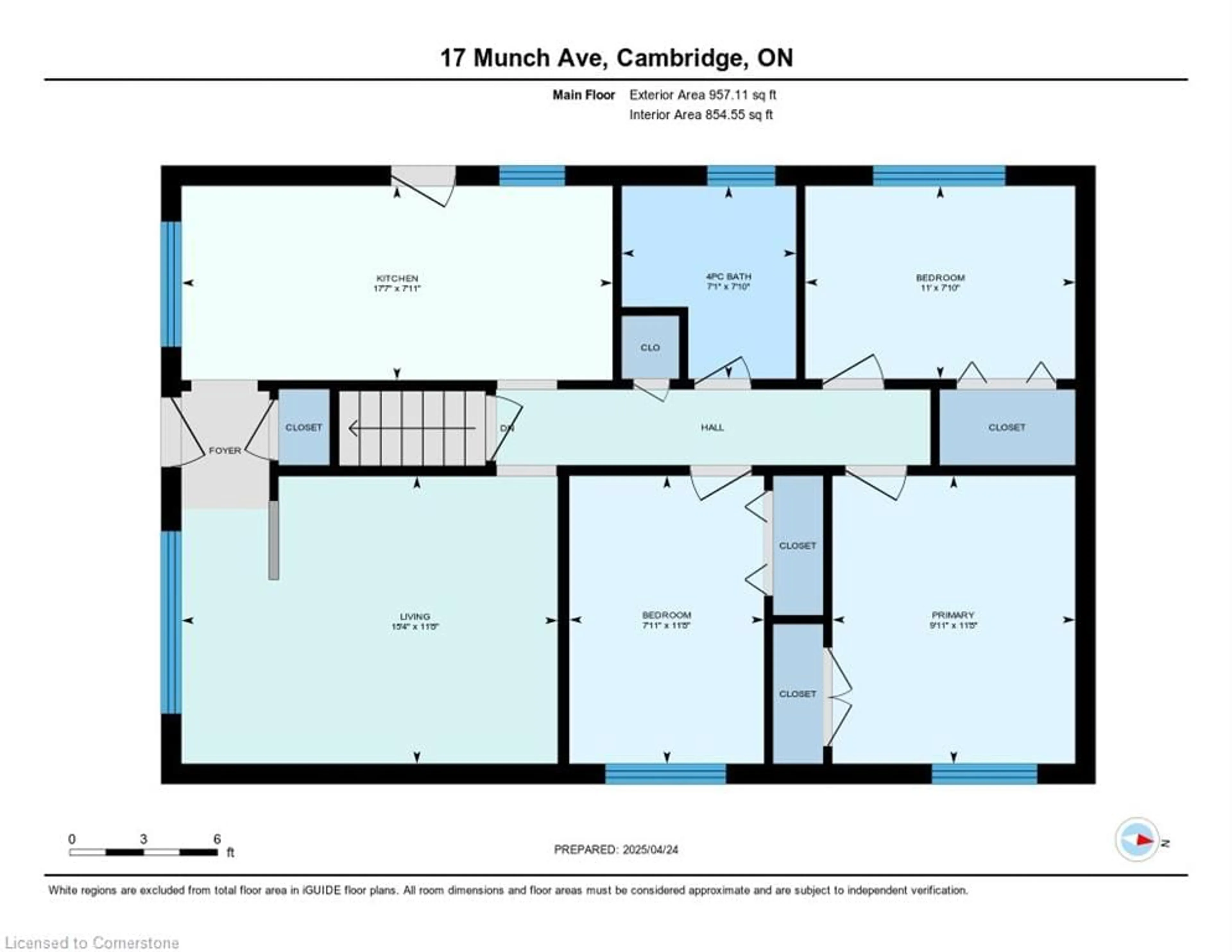 Floor plan for 17 Munch Ave, Cambridge Ontario N1R 1A1