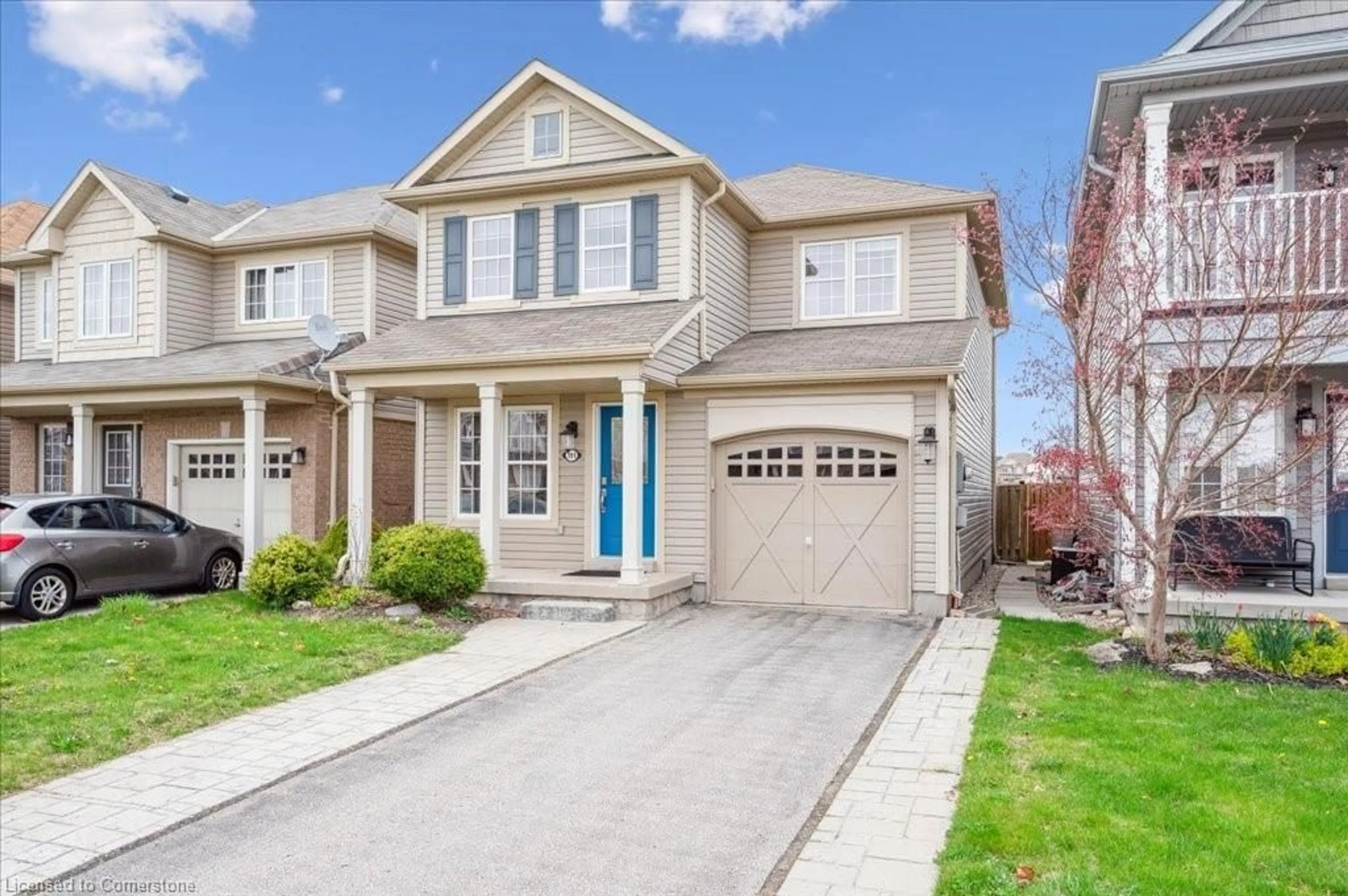 Home with vinyl exterior material, street for 191 Norwich Rd, Breslau Ontario N0B 1M0
