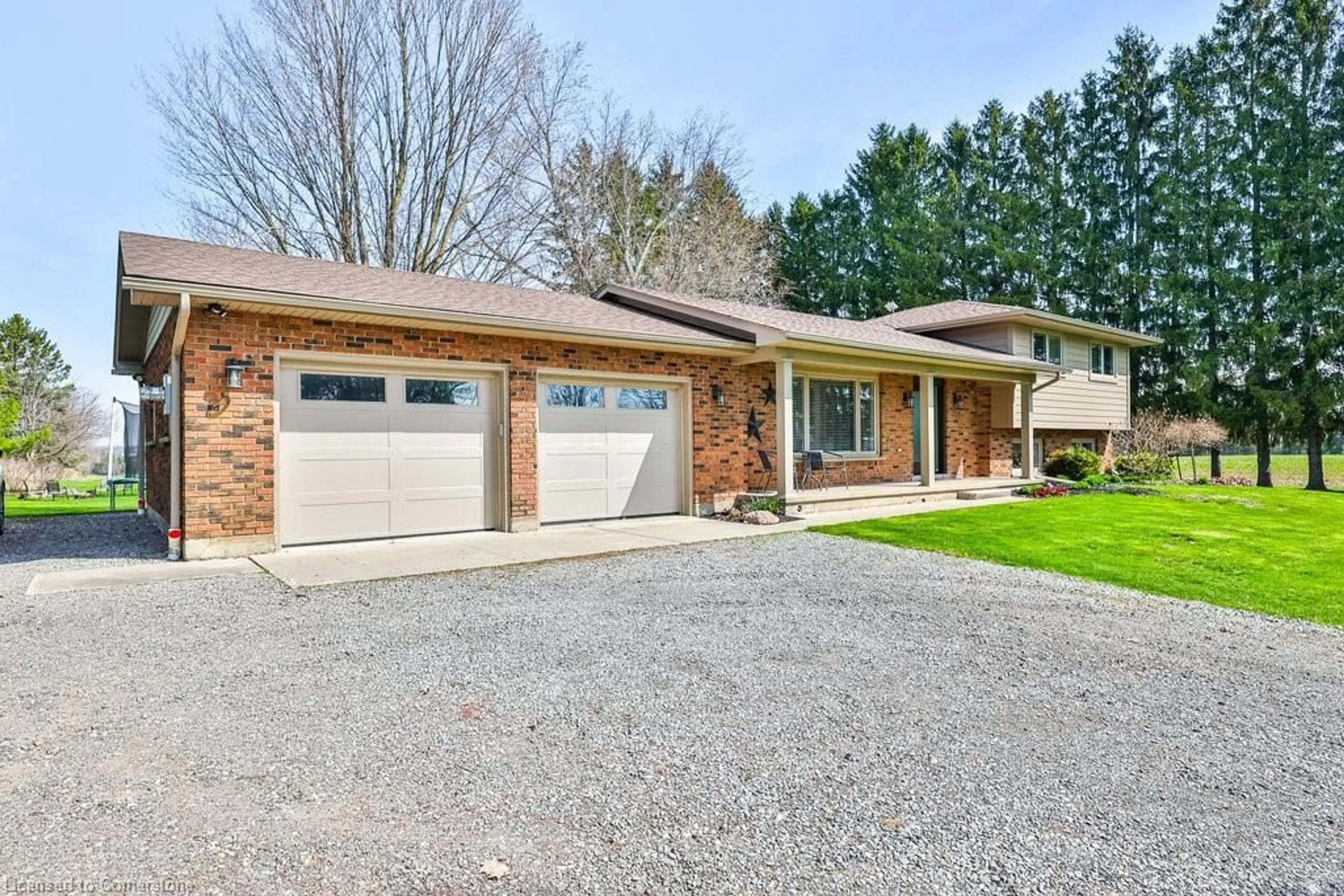Home with brick exterior material, street for 71 Mclean School Rd, St. George Ontario N0E 1N0