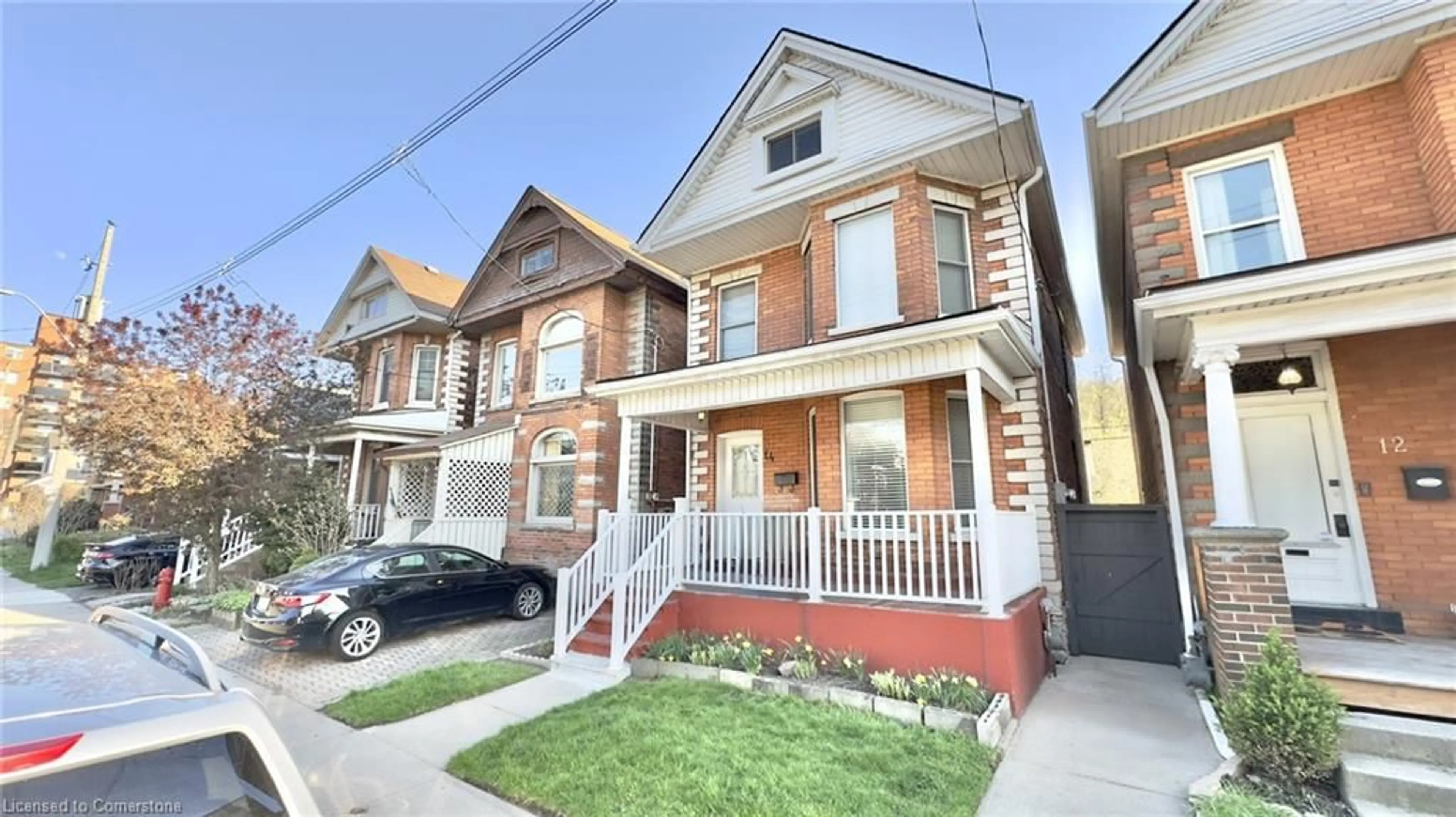 Home with brick exterior material, street for 14 Webber Ave, Hamilton Ontario L8N 1W3