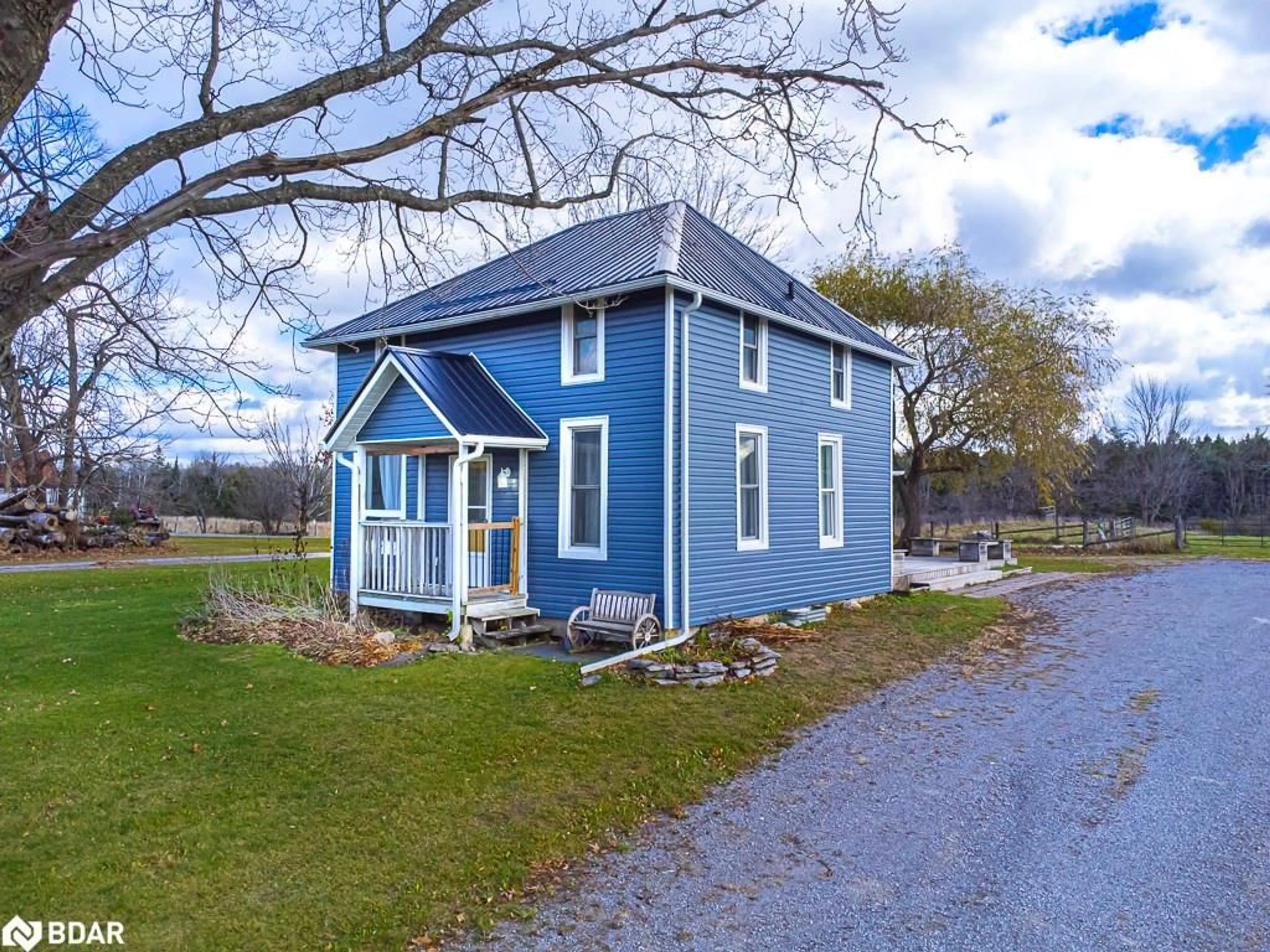 A pic from outside/outdoor area/front of a property/back of a property/a pic from drone, building for 2426 County Road 48, Kirkfield Ontario K0M 2B0