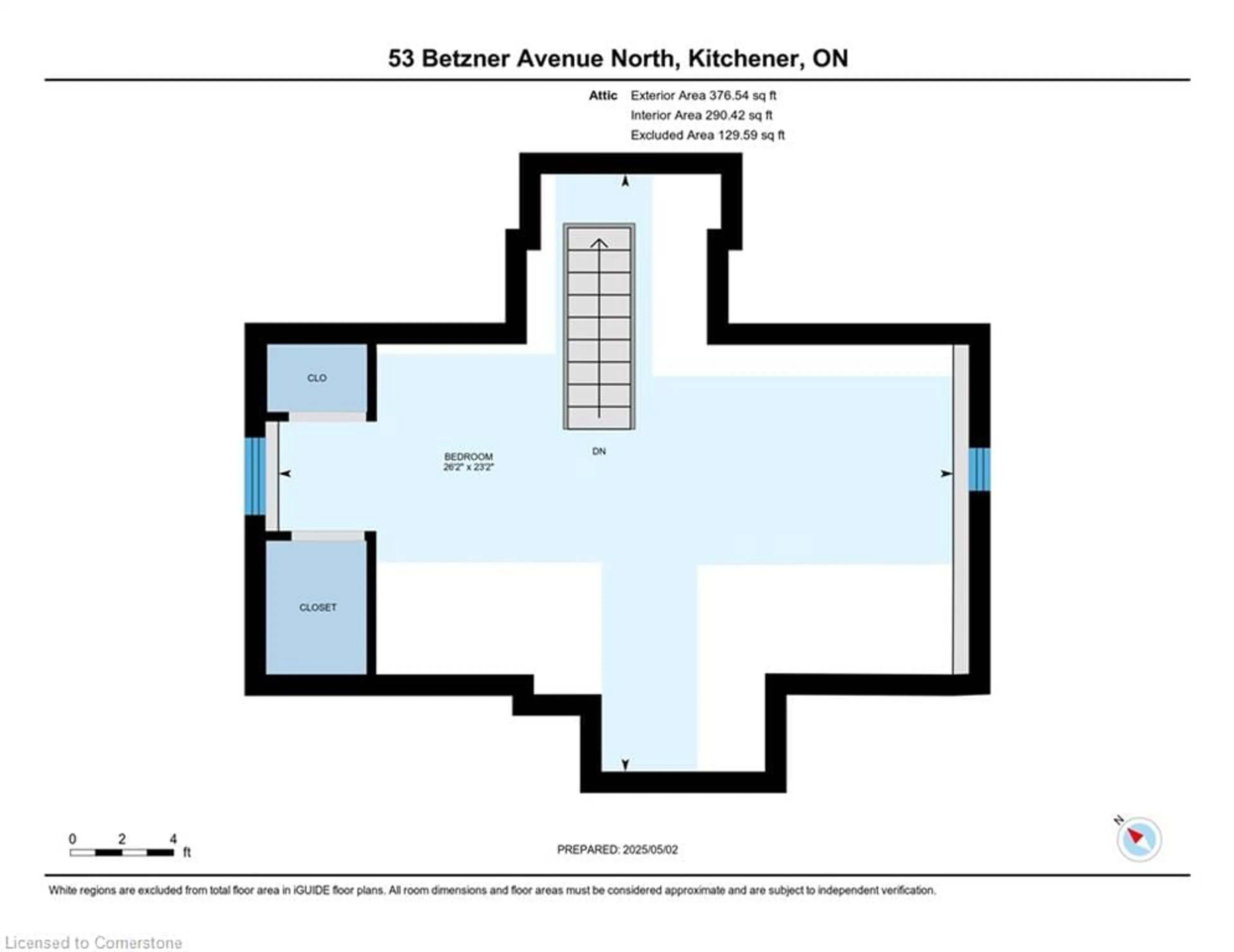 Floor plan for 53 Betzner Ave, Kitchener Ontario N2H 3B8
