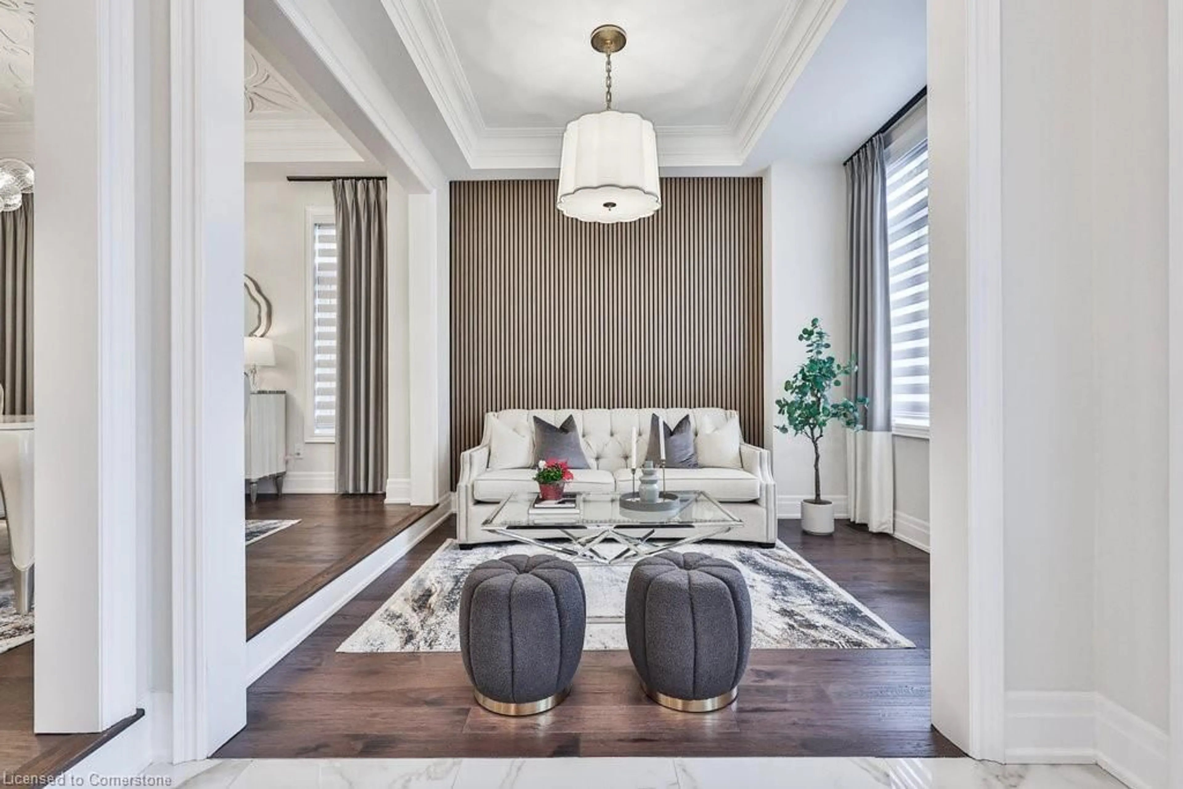 Living room with furniture, unknown for 2301 Charles Cornwall Ave, Oakville Ontario L6M 5M6