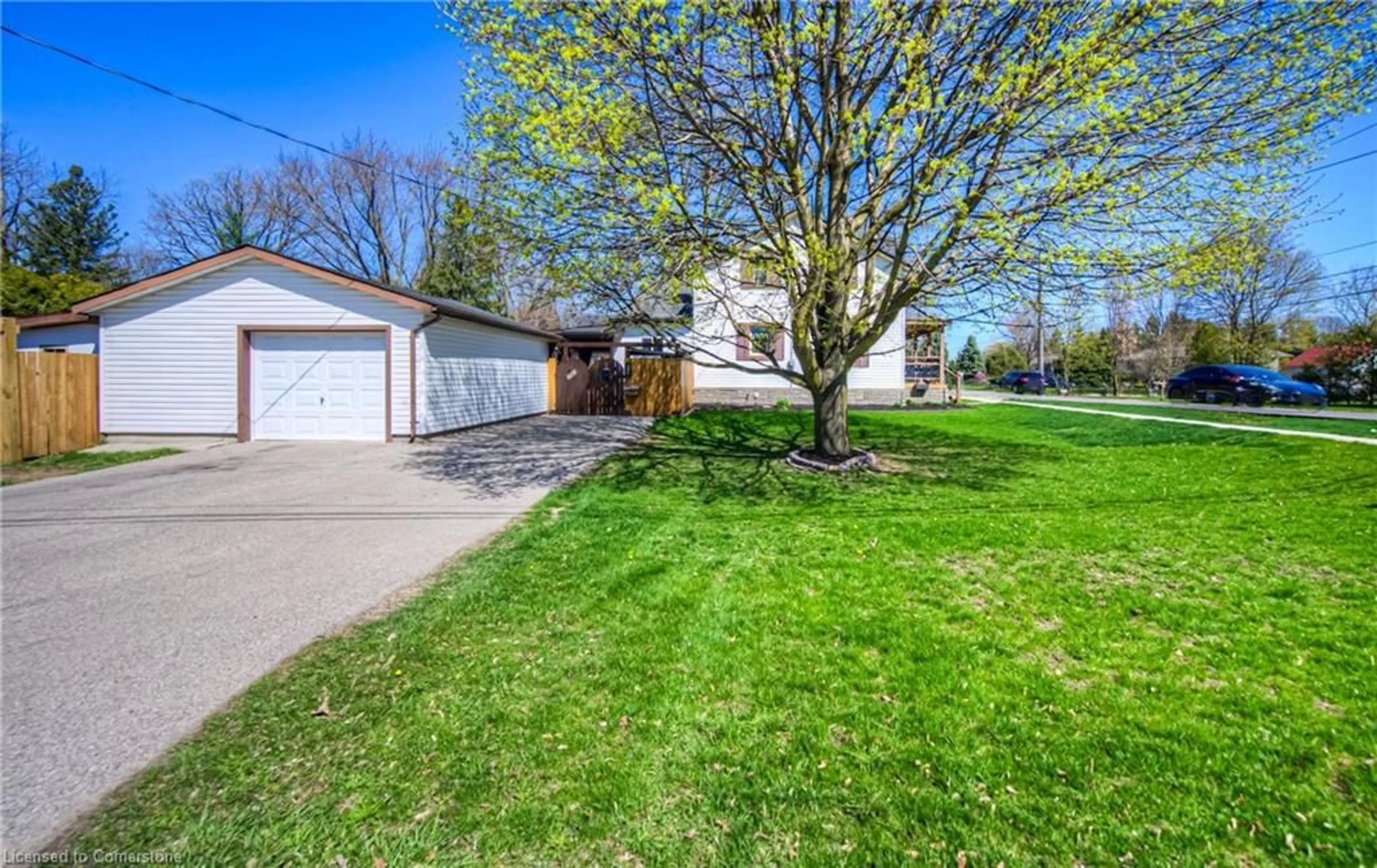 A pic from outside/outdoor area/front of a property/back of a property/a pic from drone, street for 150 Woolwich St, Breslau Ontario N0B 1M0