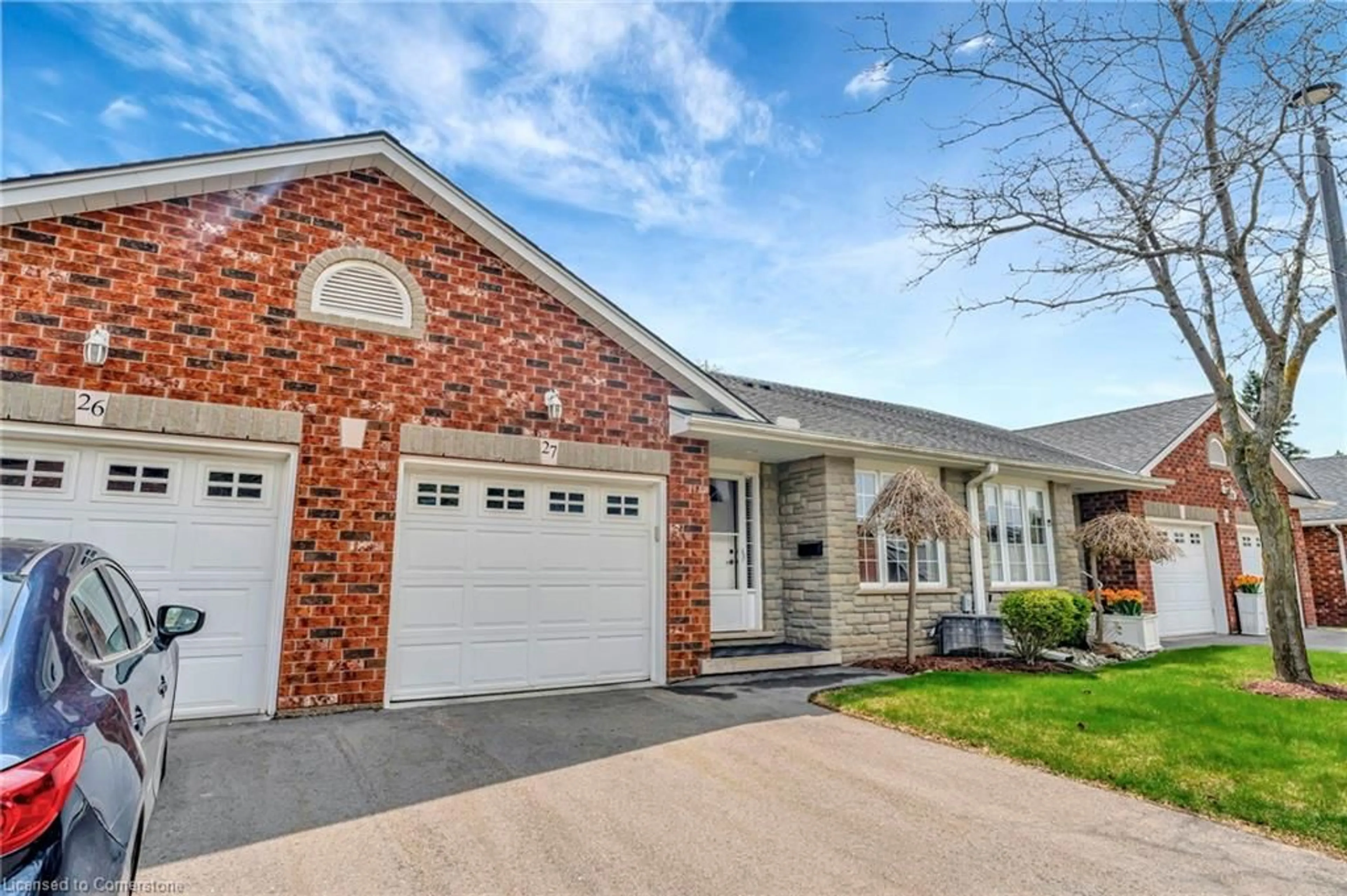 Home with brick exterior material, street for 53 Herons Landng #27, Woodstock Ontario N4T 1V2