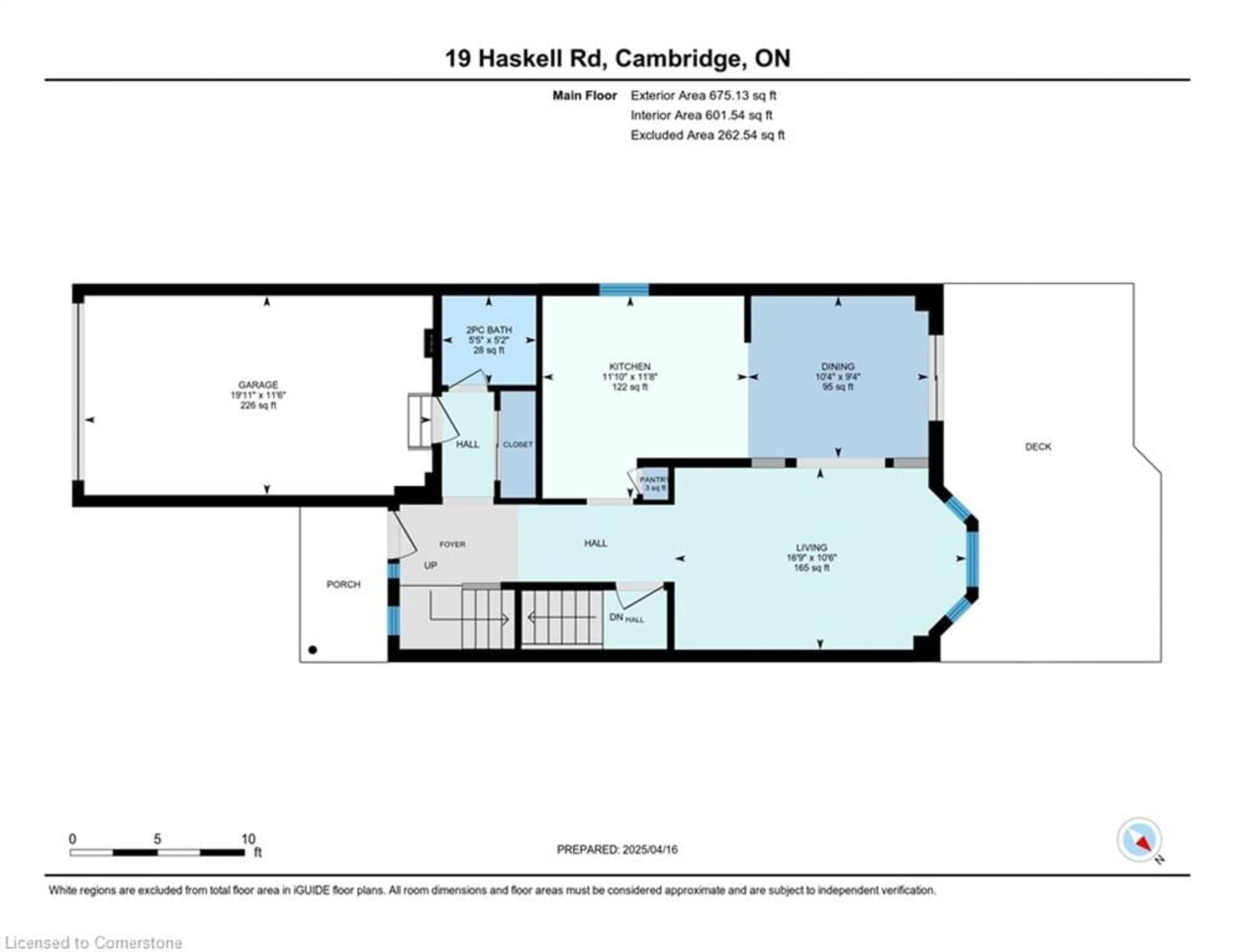 Floor plan for 19 Haskell Rd, Cambridge Ontario N1P 1E3