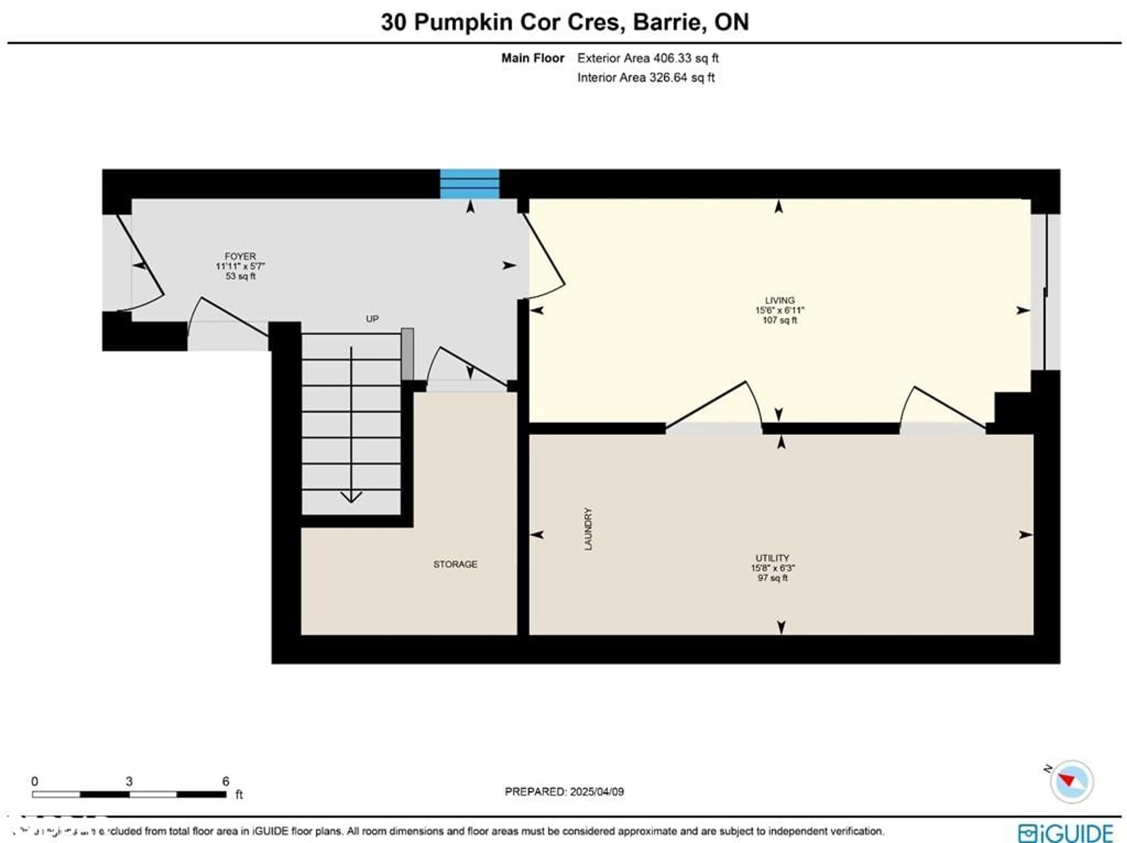 Floor plan for 30 Pumpkin Corner Crescent, Barrie Ontario L9J 0T6