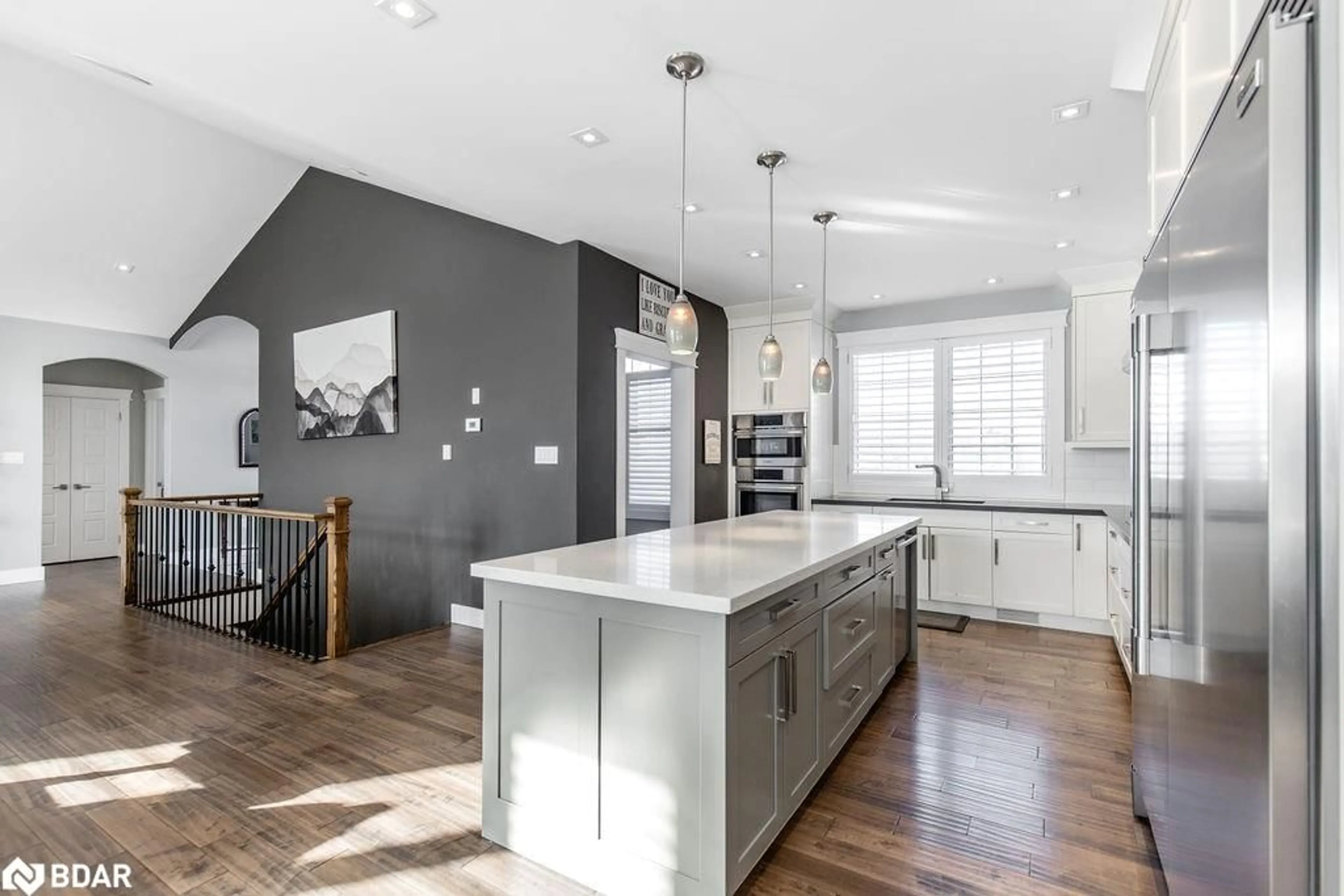 Open concept kitchen, unknown for 25 Mennill Dr, Snow Valley Ontario L0L 1Y3