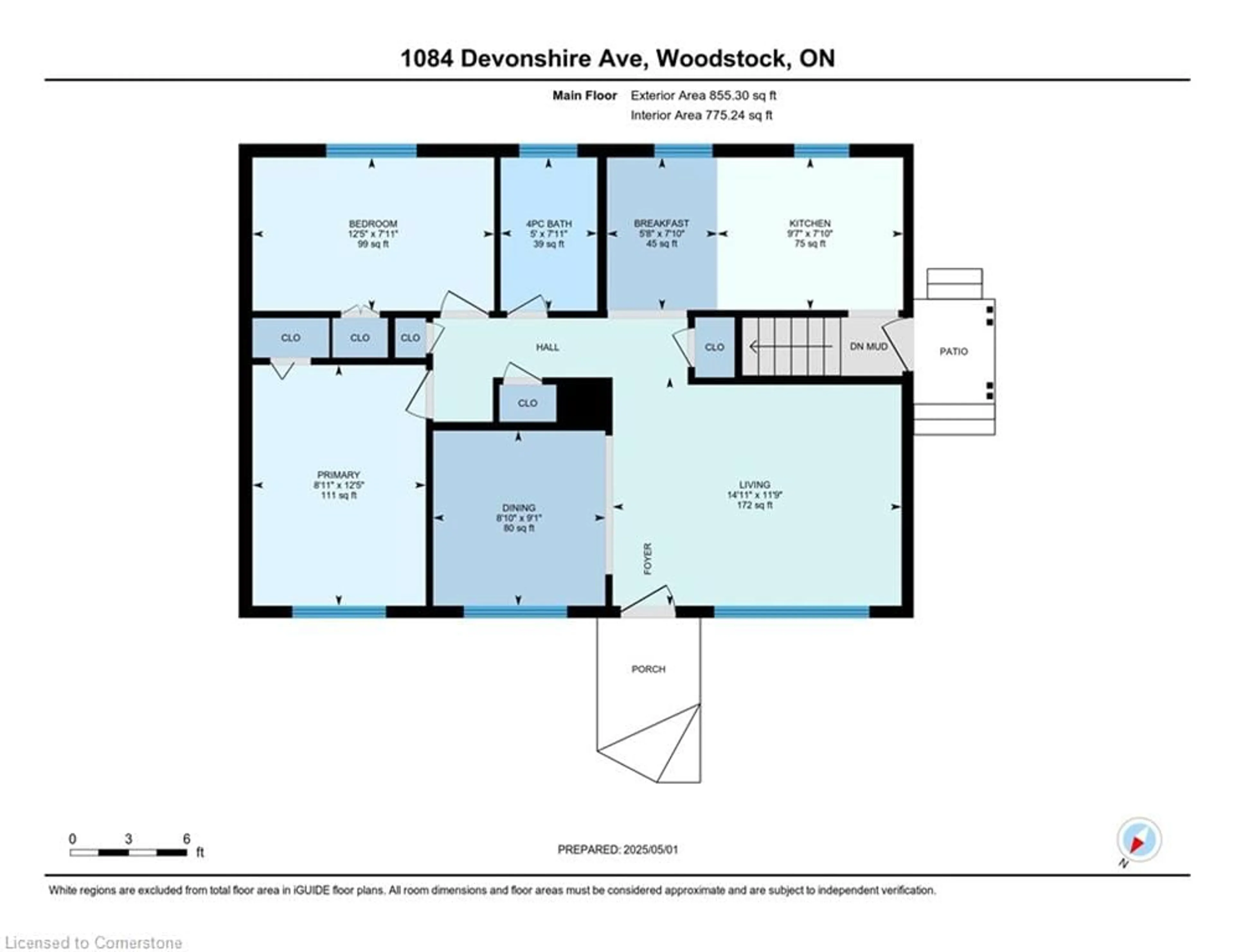 Floor plan for 1084 Devonshire Ave, Woodstock Ontario N4S 5S3