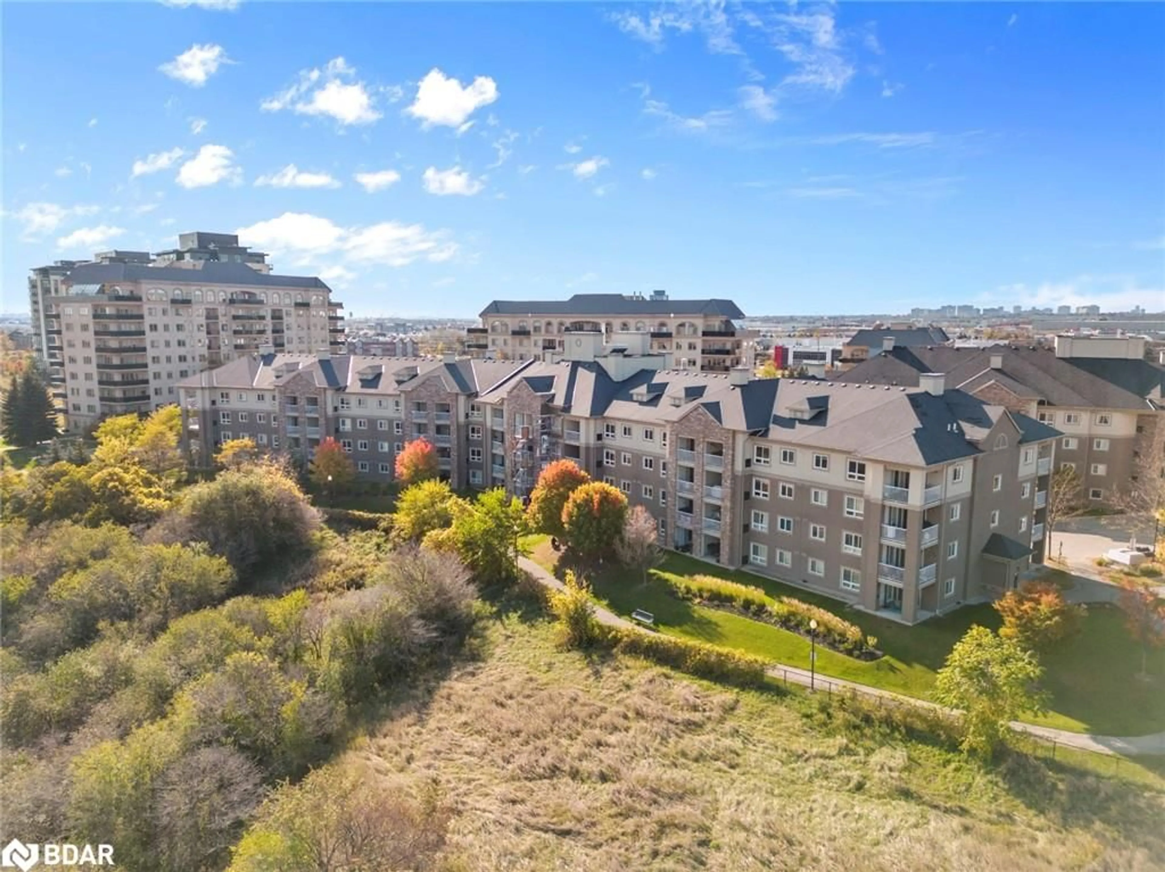 A pic from outside/outdoor area/front of a property/back of a property/a pic from drone, city buildings view from balcony for 8 Dayspring Cir #1106, Brampton Ontario L6P 2Z7