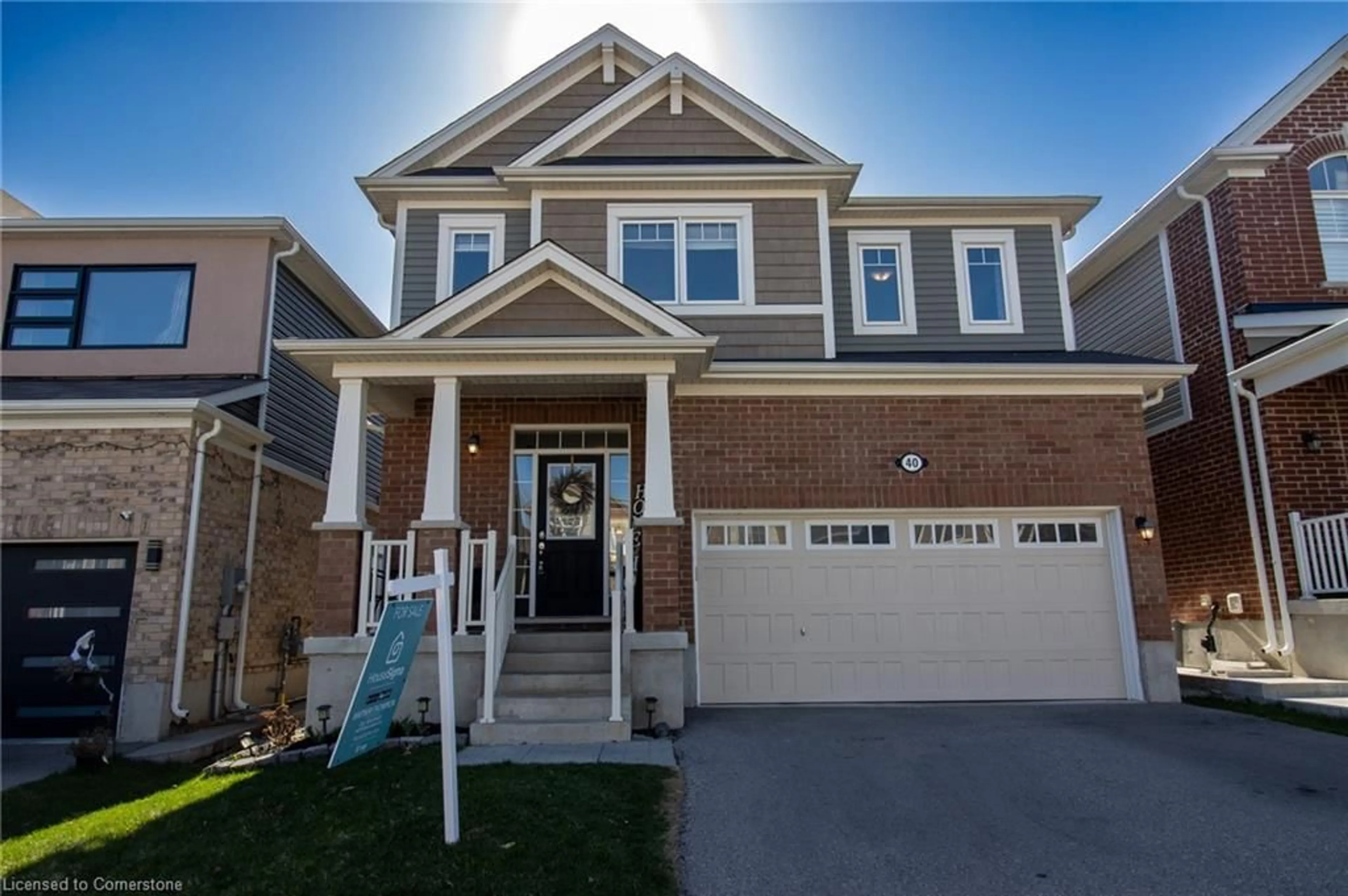 Home with brick exterior material, street for 40 Pickett Pl, Cambridge Ontario N3E 0B4