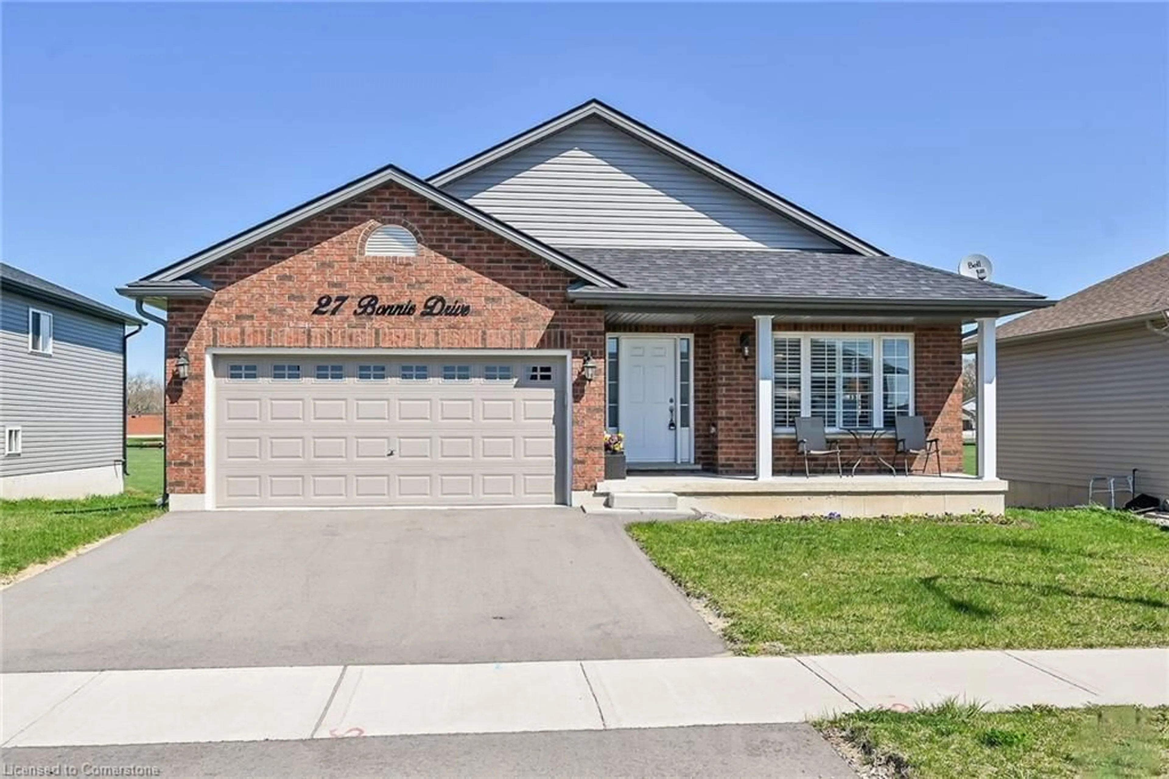 Home with brick exterior material, street for 27 Bonnie Dr, Hagersville Ontario N0A 1H0