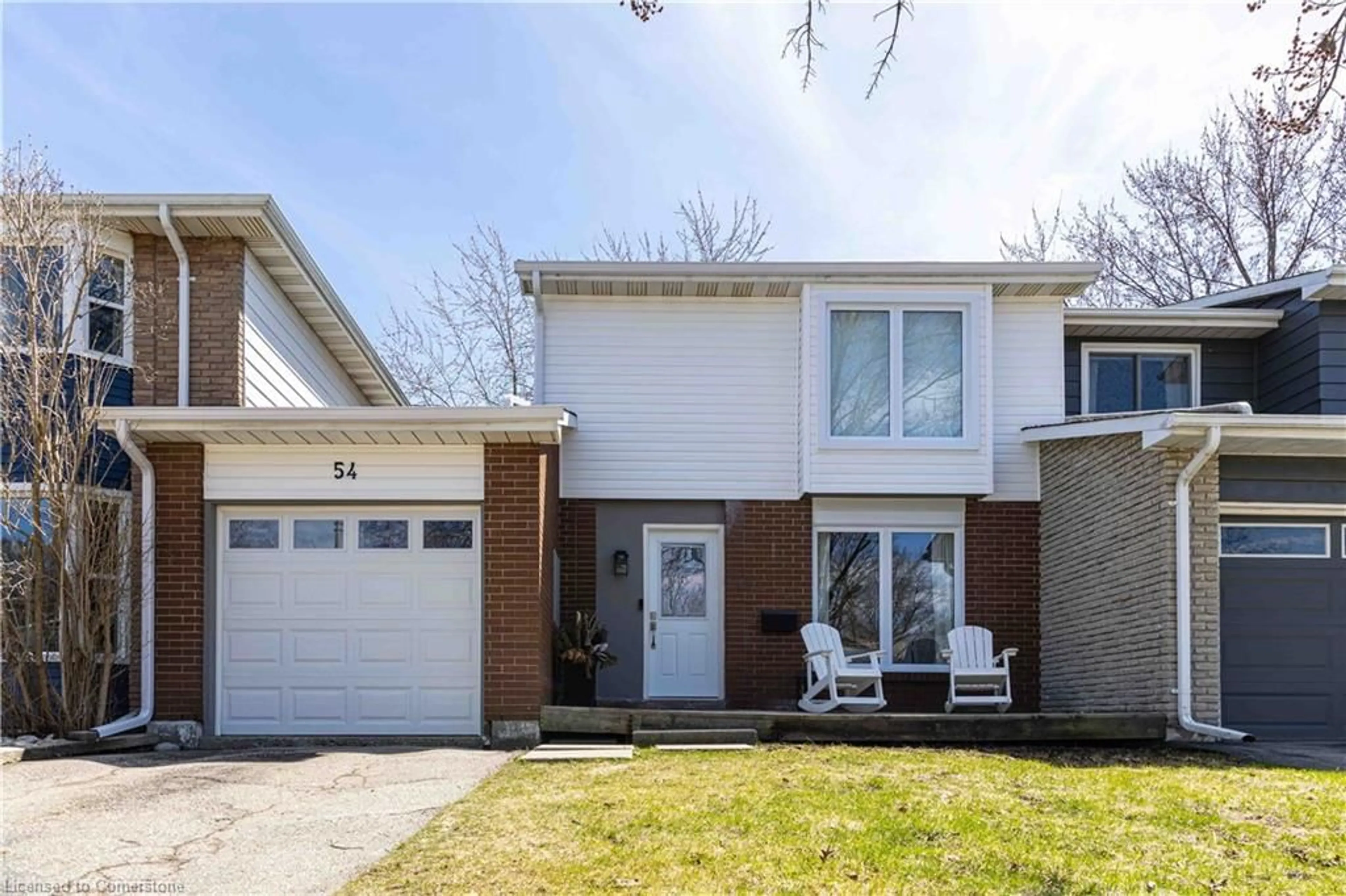 Home with brick exterior material, street for 54 Glen Avon Cres, Kitchener Ontario N2N 1C3