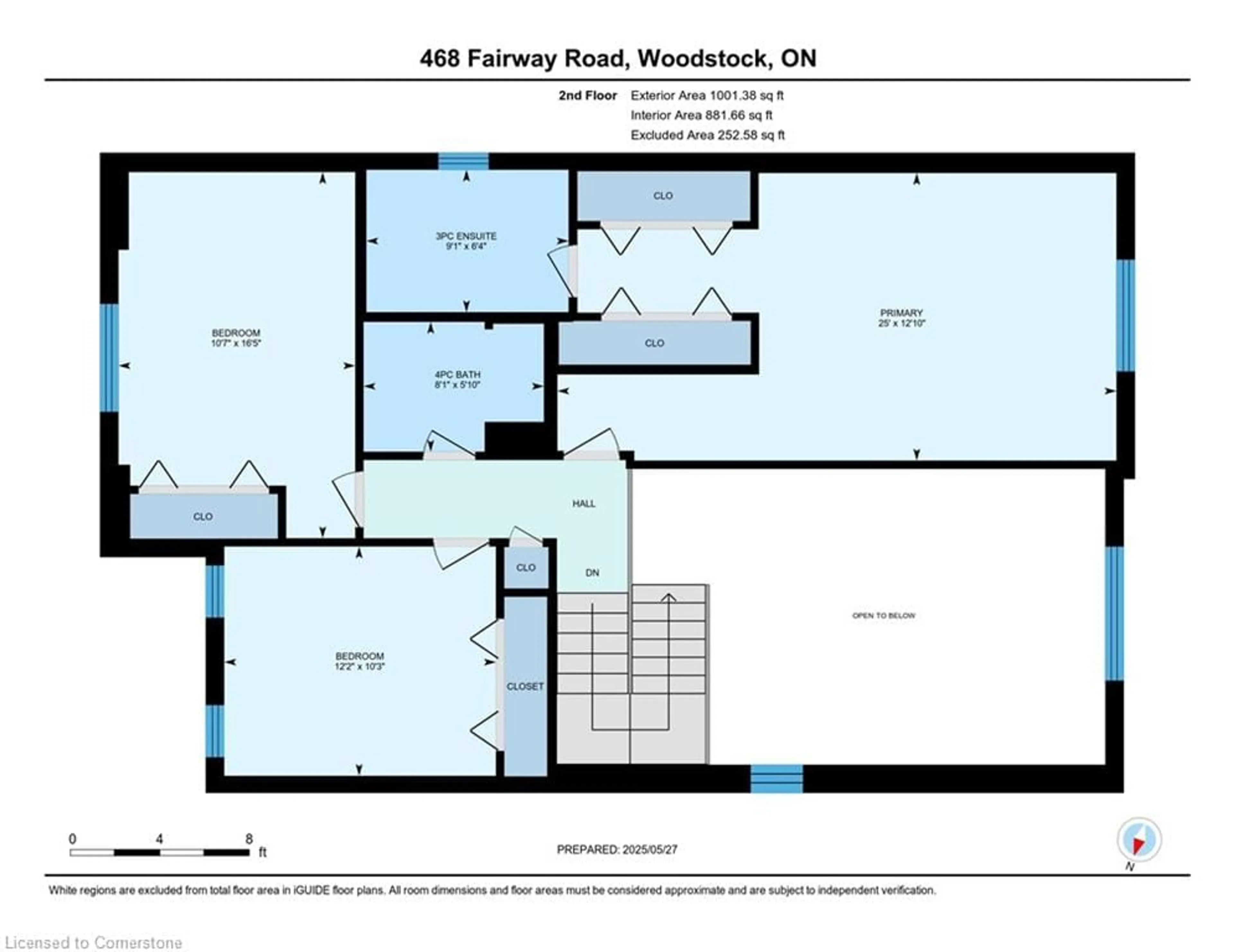 Floor plan for 468 Fairway Rd, Woodstock Ontario N4T 0E7