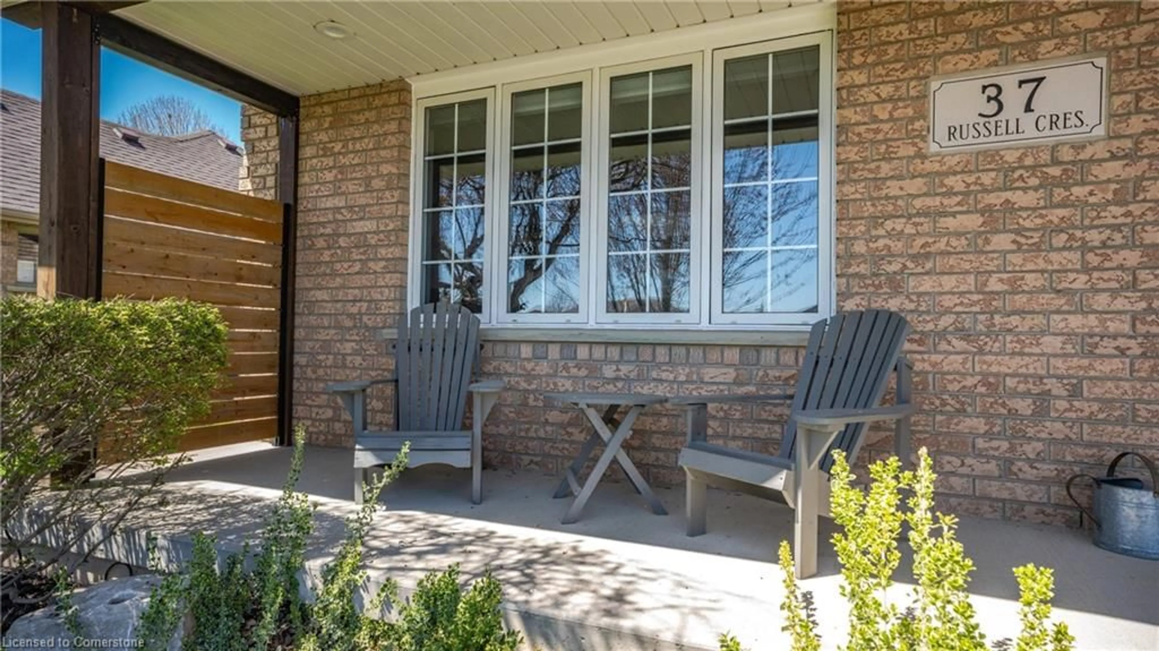Home with brick exterior material, street for 37 Russell Cres, St. George Ontario N0E 1N0