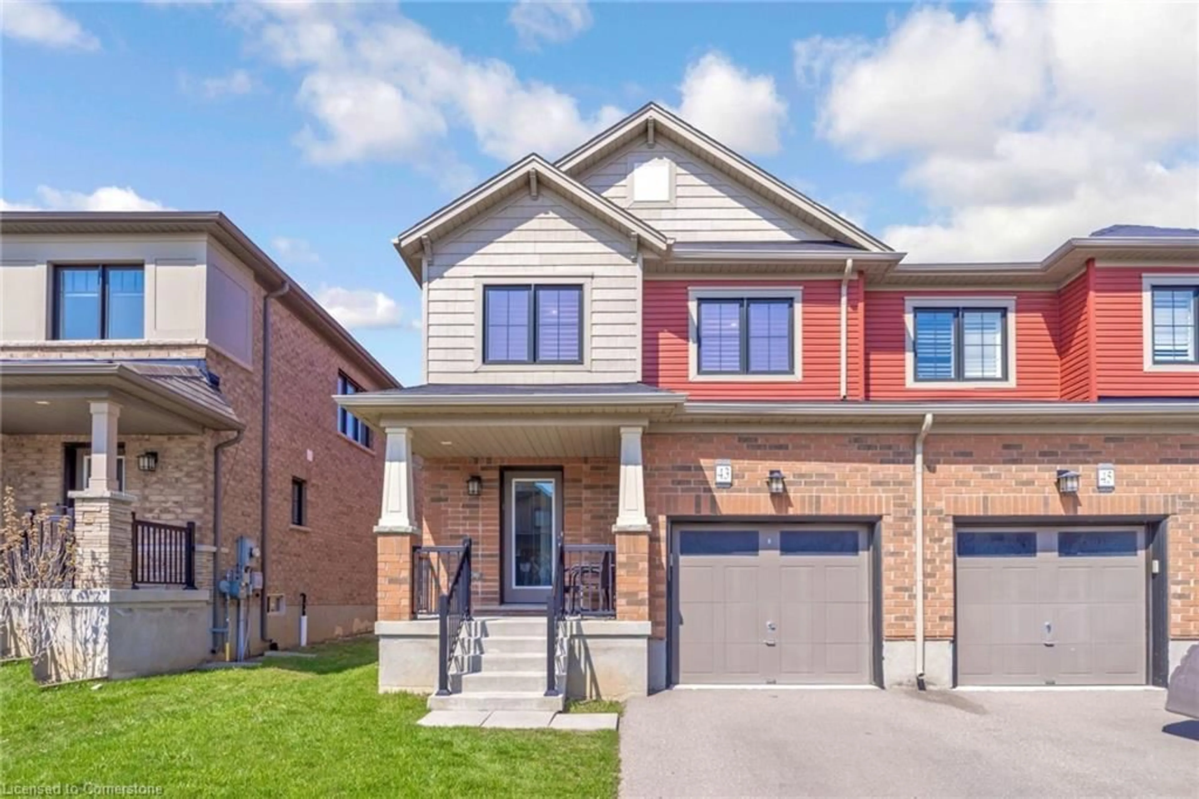 Home with brick exterior material, street for 43 Sherway St, Stoney Creek Ontario L8J 0J3
