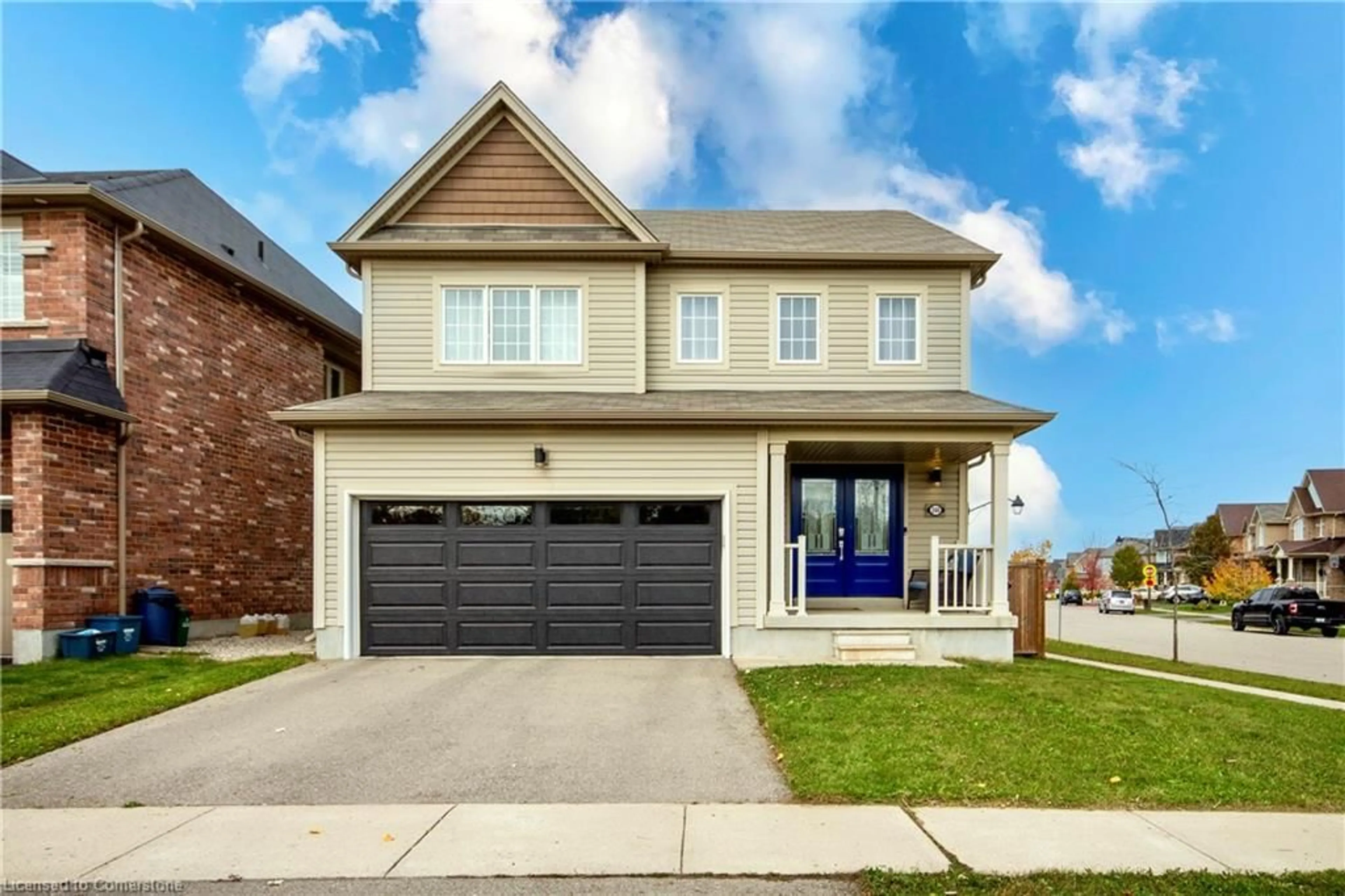 Home with brick exterior material, street for 244 English Lane, Brantford Ontario N3T 0K3