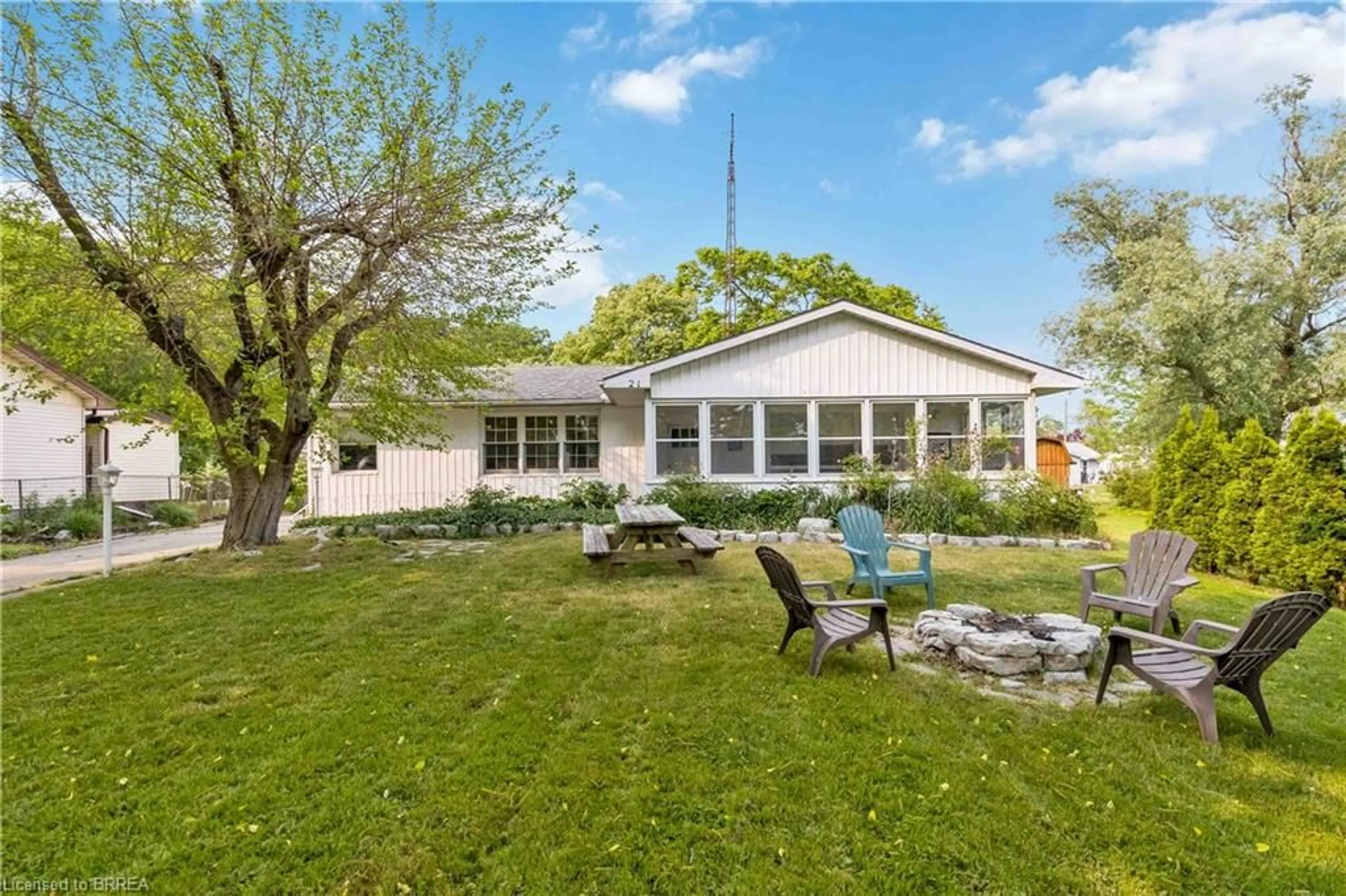 Patio, water/lake/river/ocean view for 21 Head St, Turkey Point Ontario N0E 1W0