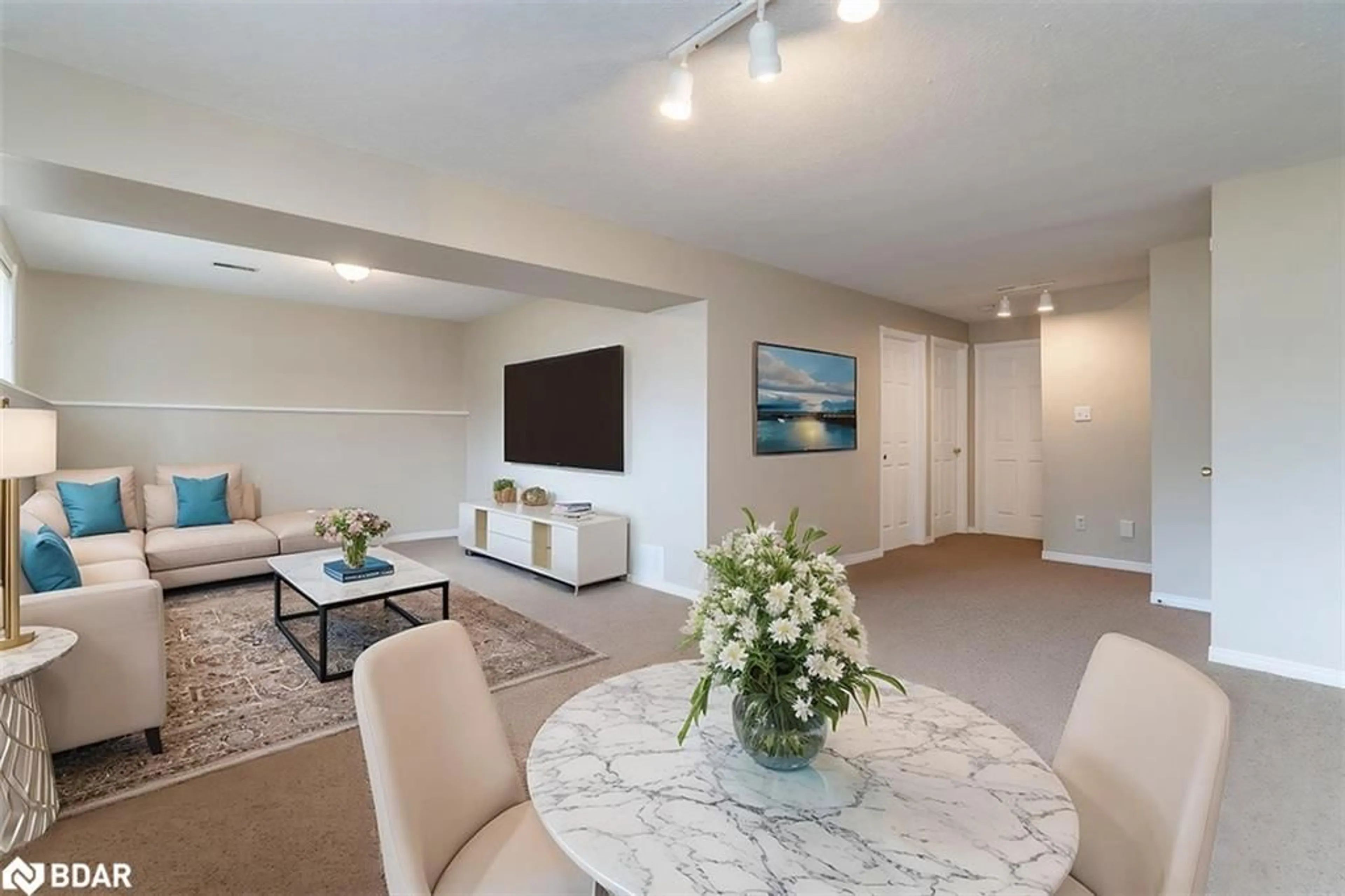 Living room with furniture, unknown for 14 Glenview Ave, Elmvale Ontario L0L 1P0