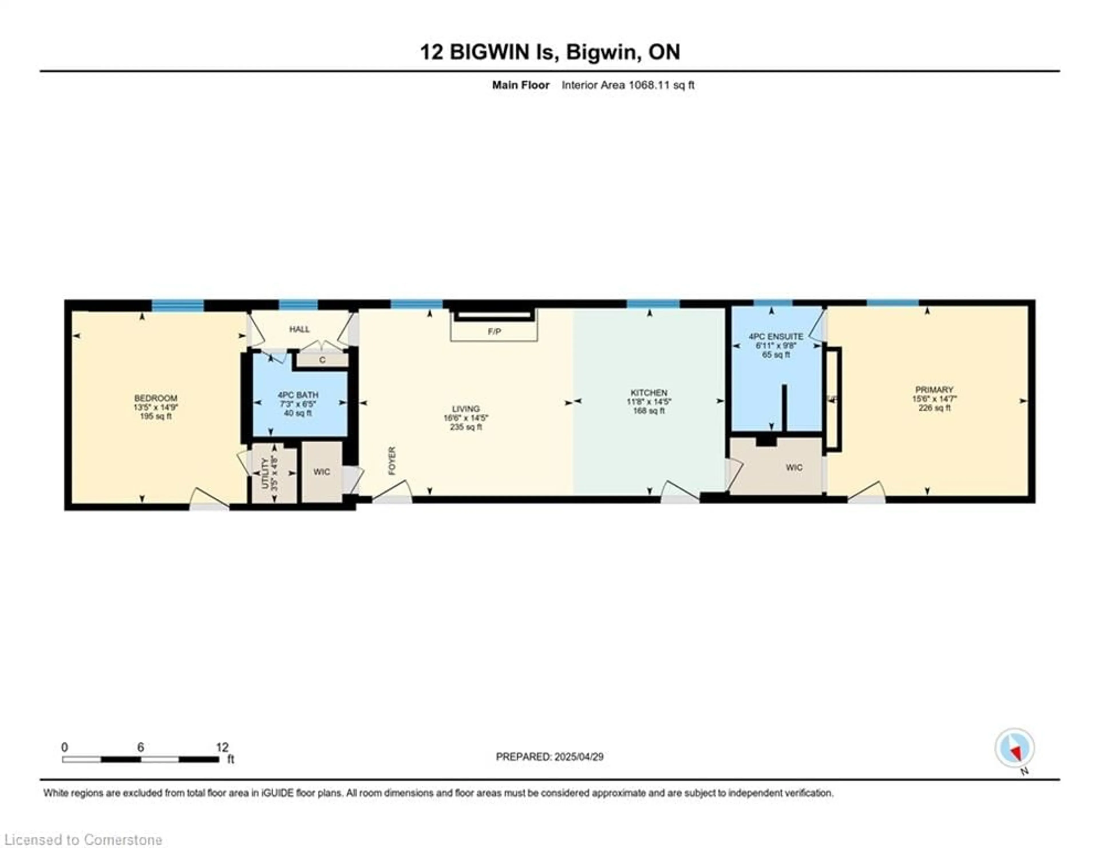 Floor plan for 12 Bigwin Island Rd #202/206, Lake Of Bays Ontario P0B 1A0